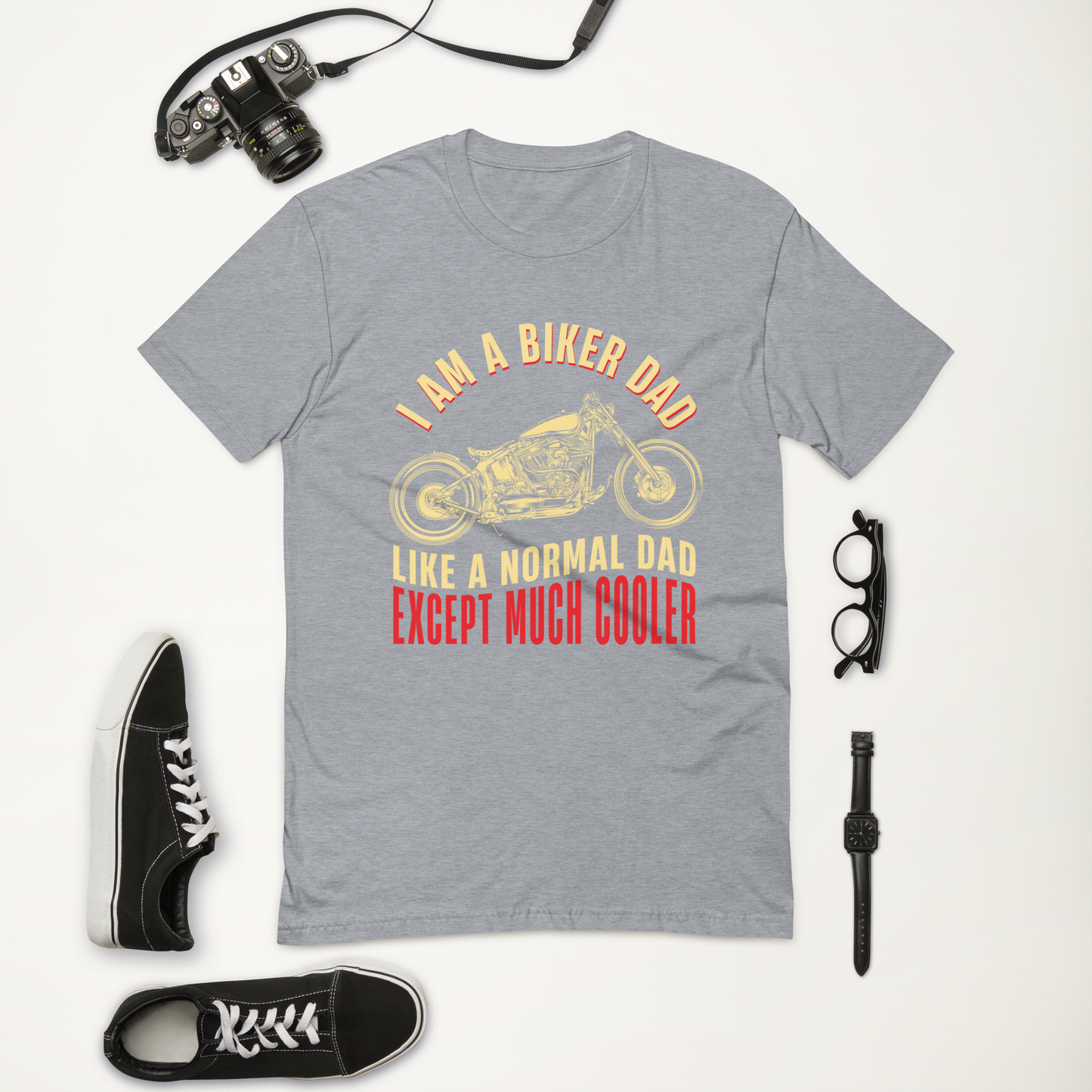 BIKER DAD Short Sleeve T-shirt