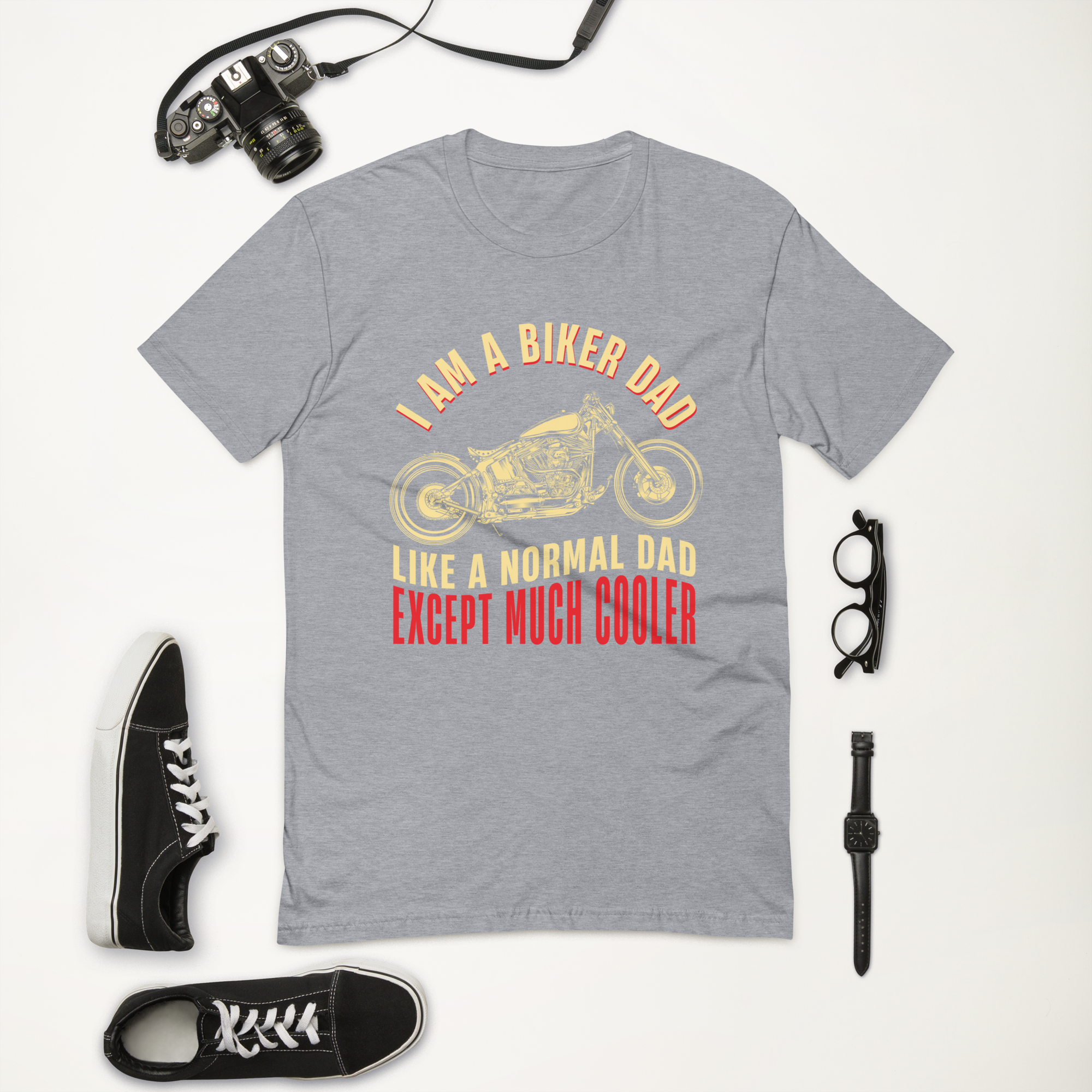 BIKER DAD men's t-shirt
