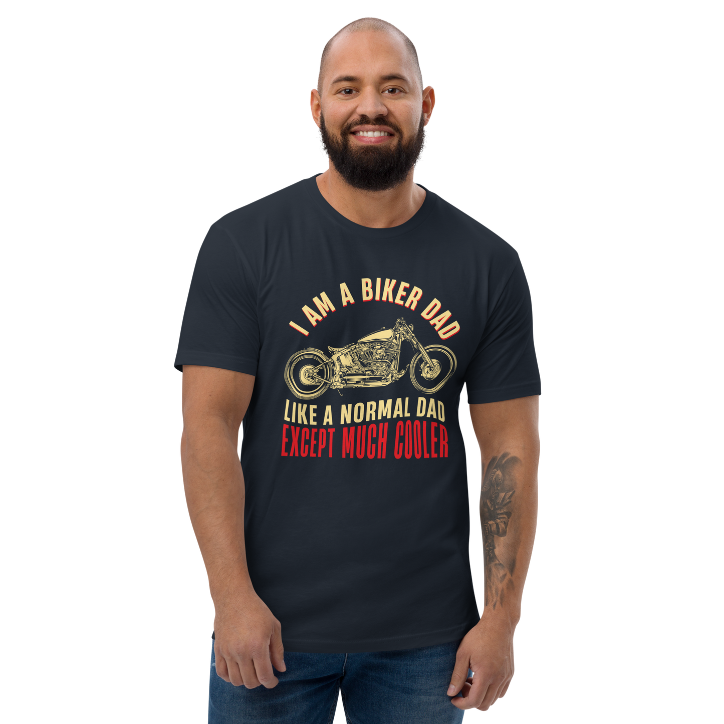 BIKER DAD Short Sleeve T-shirt