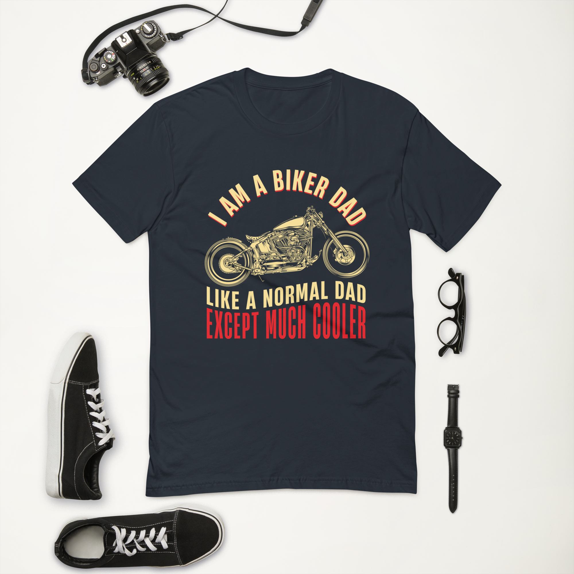 BIKER DAD men's t-shirt