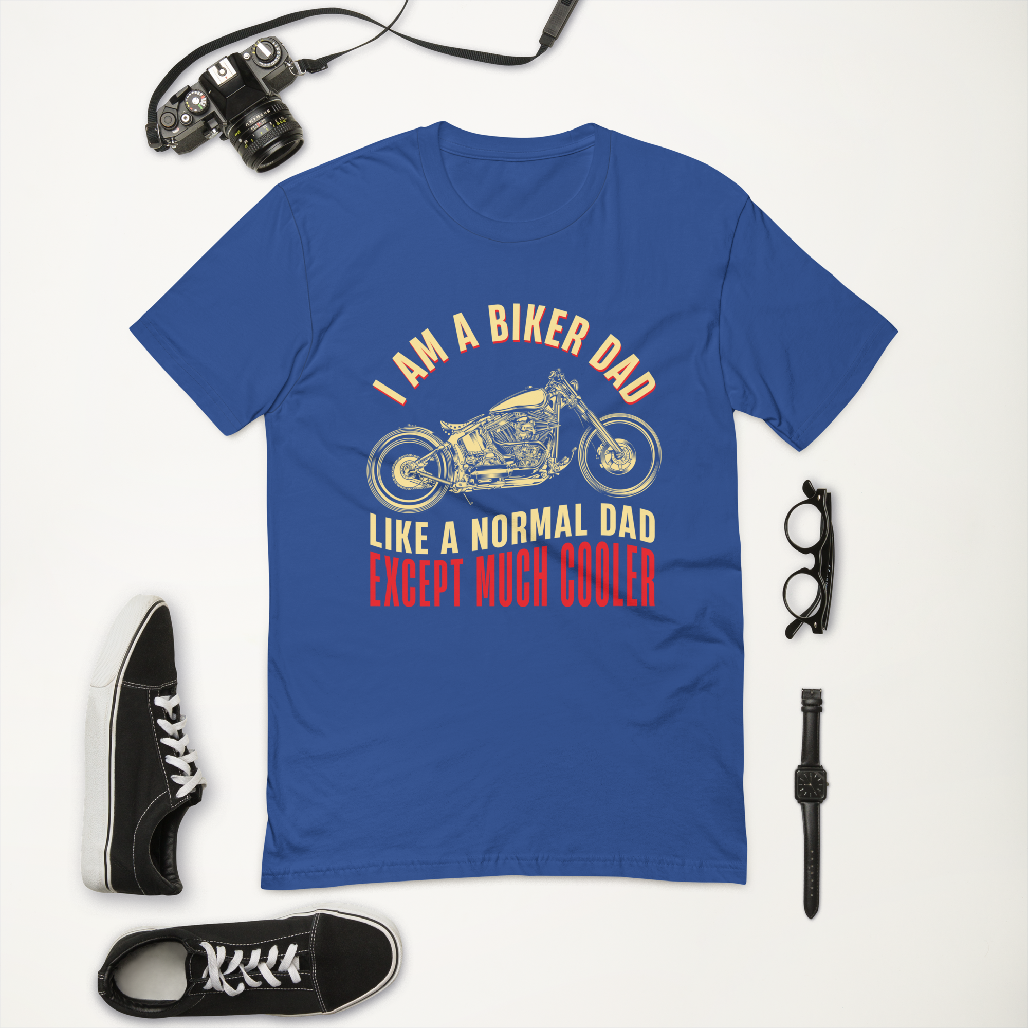 BIKER DAD Kurzarm-T-Shirt
