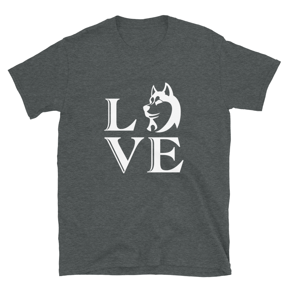 DOG LOVE unisex t-shirt