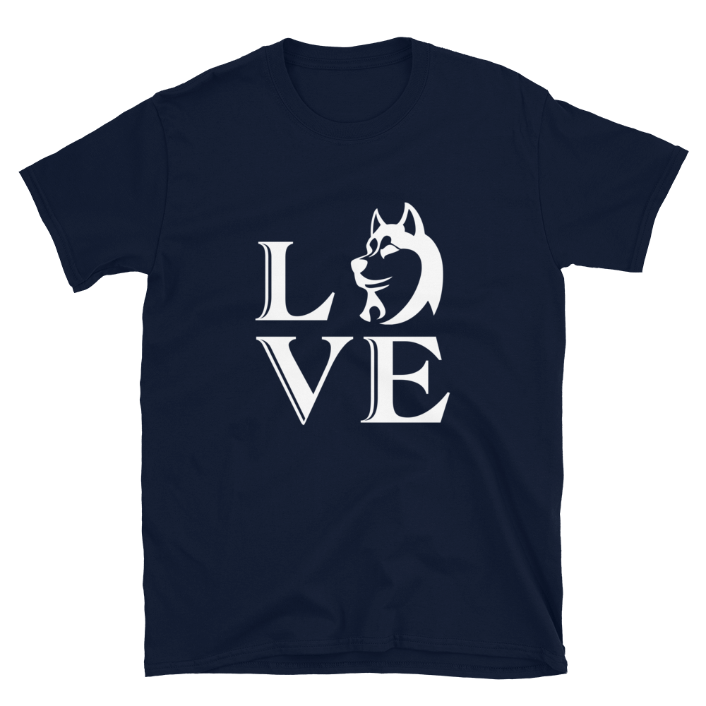 DOG LOVE unisex t-shirt