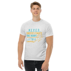 HEART OF A CHAMPION unisex t-shirt - Printoo Shop - - running, t-shirt, unisex, Unisex Classic Tee | Gildan 5000