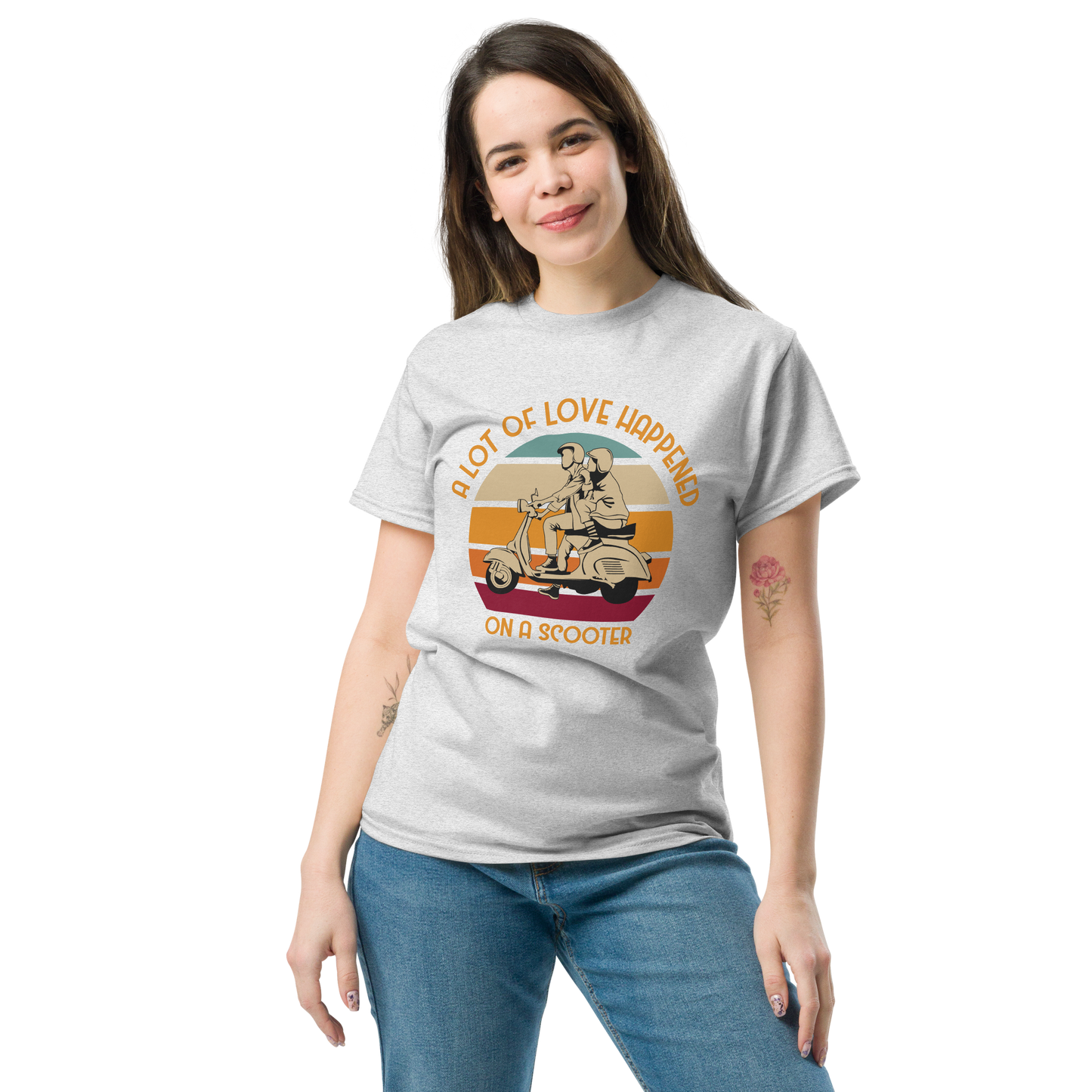 LOVE ON WHEELS unisex tee