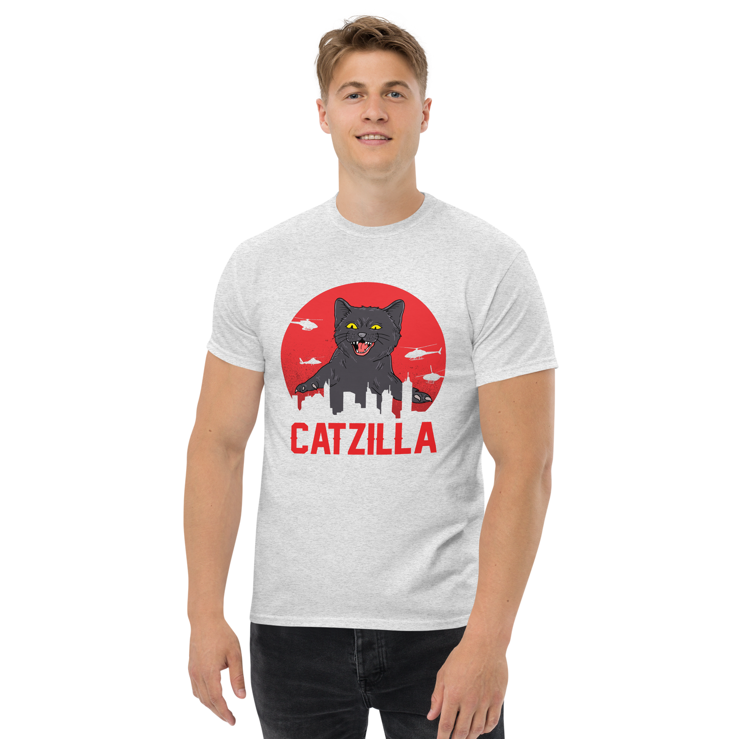 CATZILLA Cat series unisex cotton t-shirt