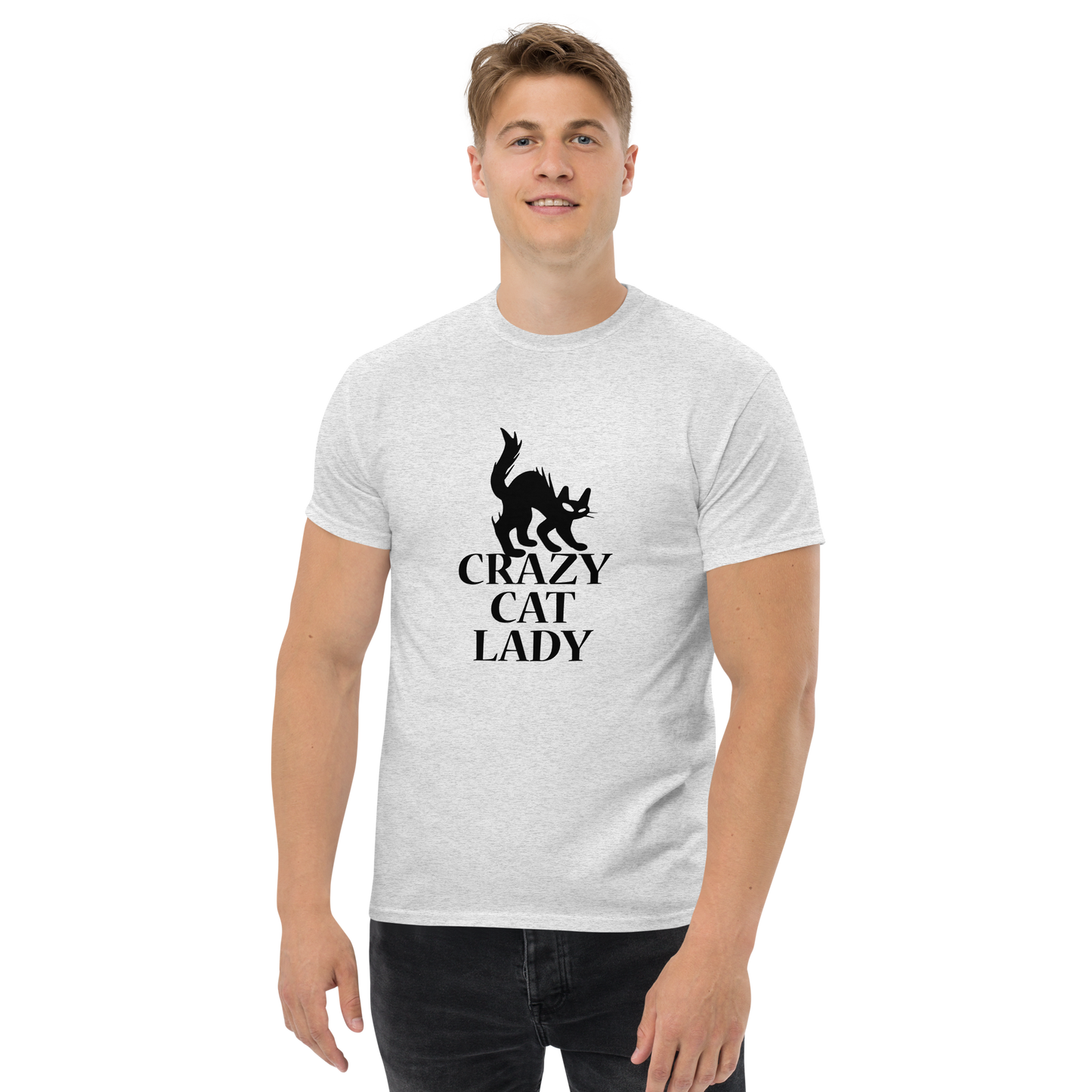 CRAZY CAT LADY Cat series unisex cotton t-shirt