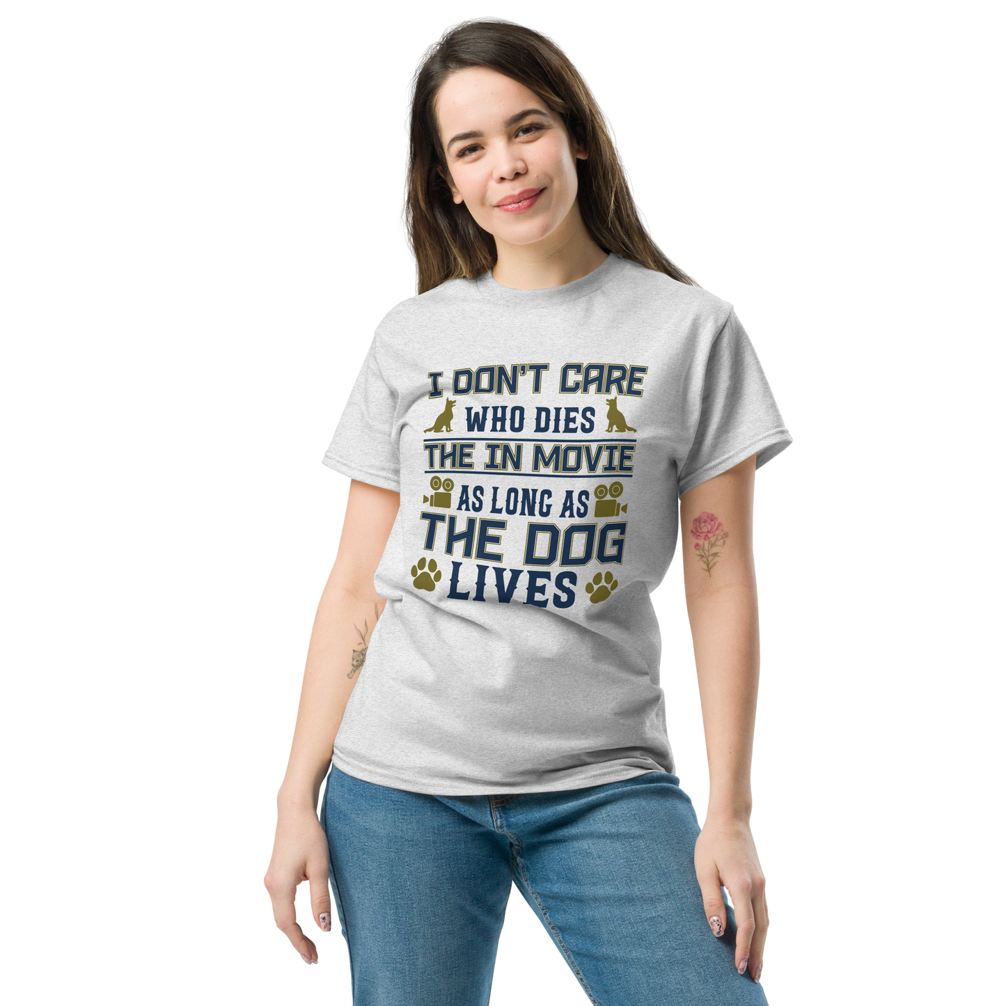 THE DOG LIVES unisex dog series t-shirt