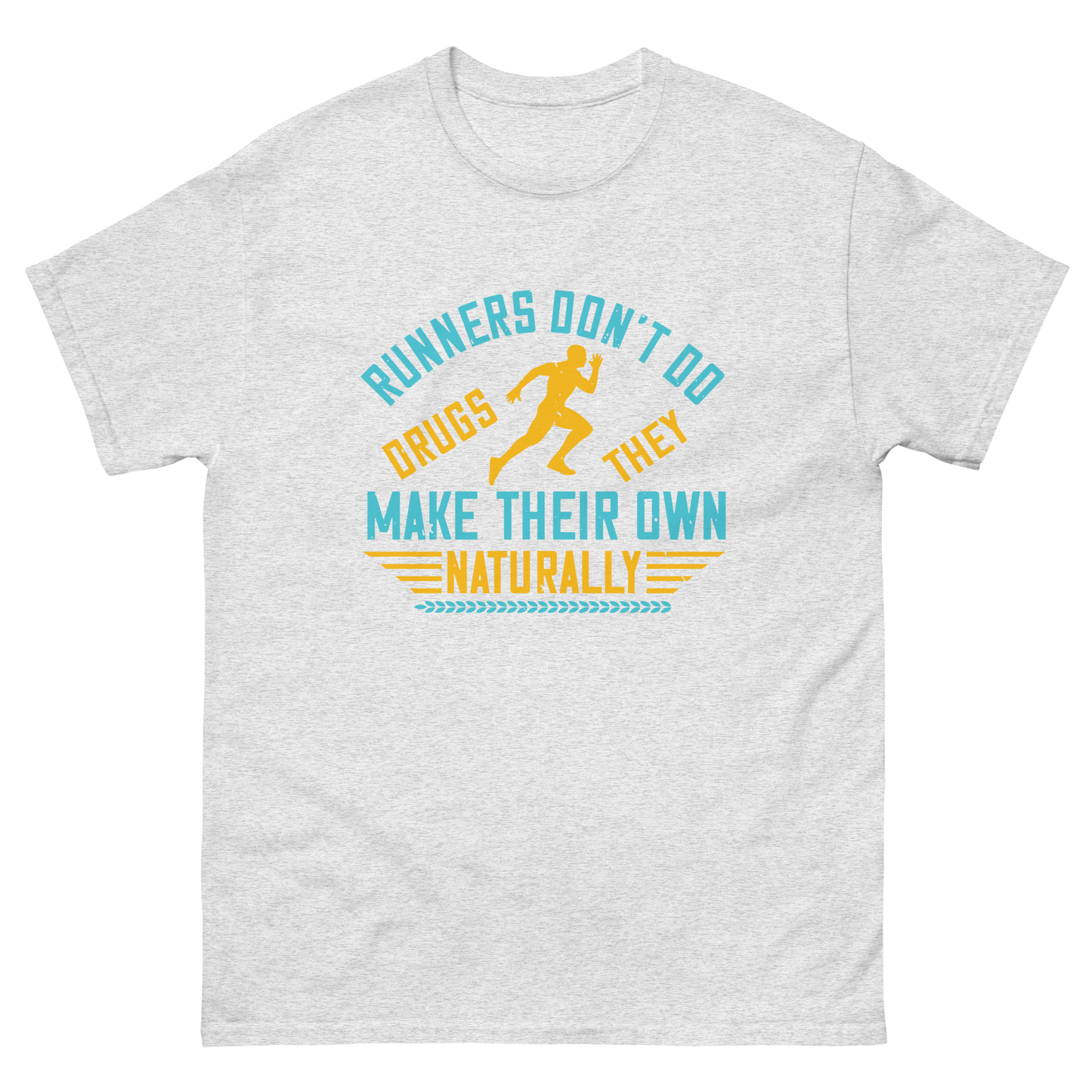 NATURALLY RUNNERS unisex running t-shirt