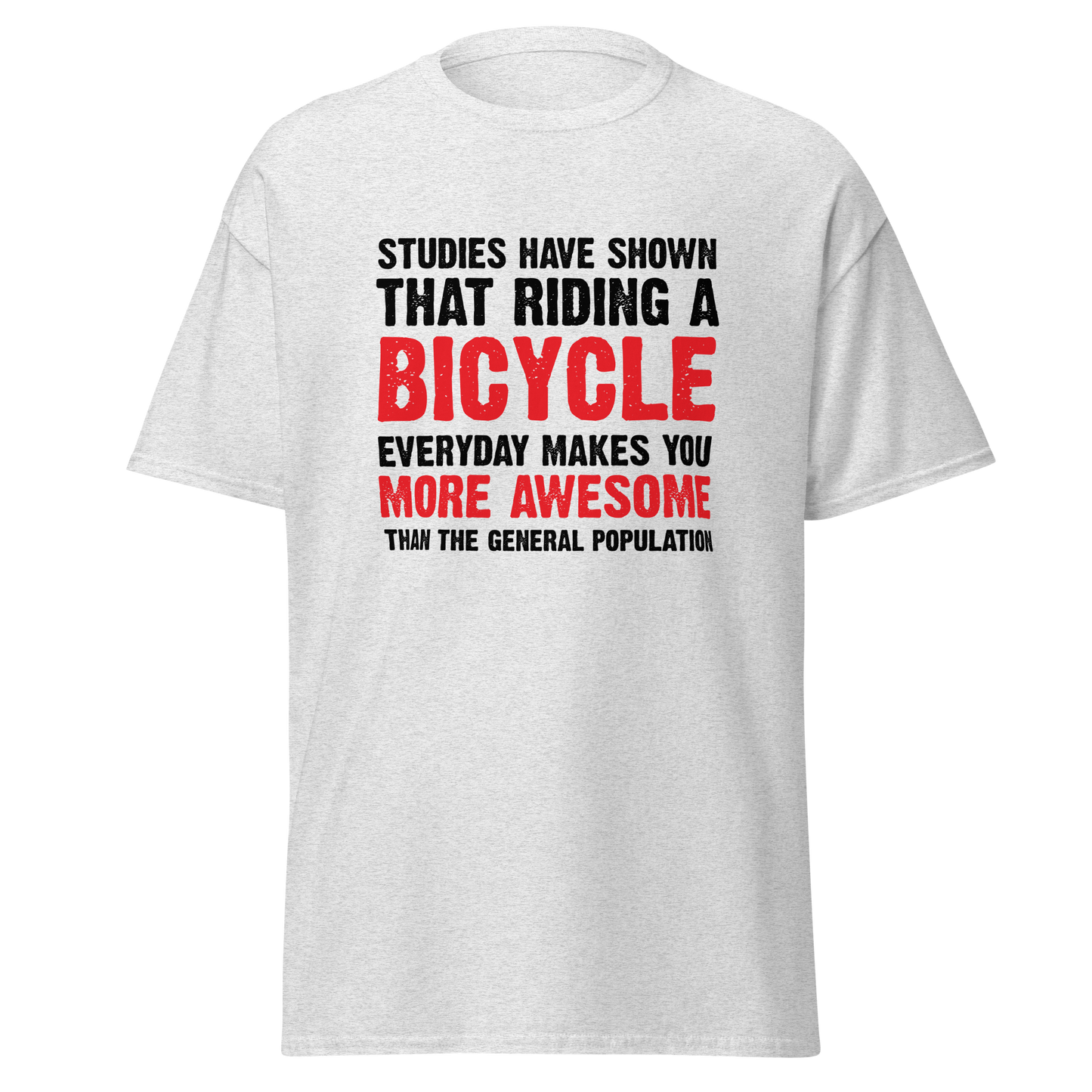 BICYCLE MORE AWESOME unisex t-shirt