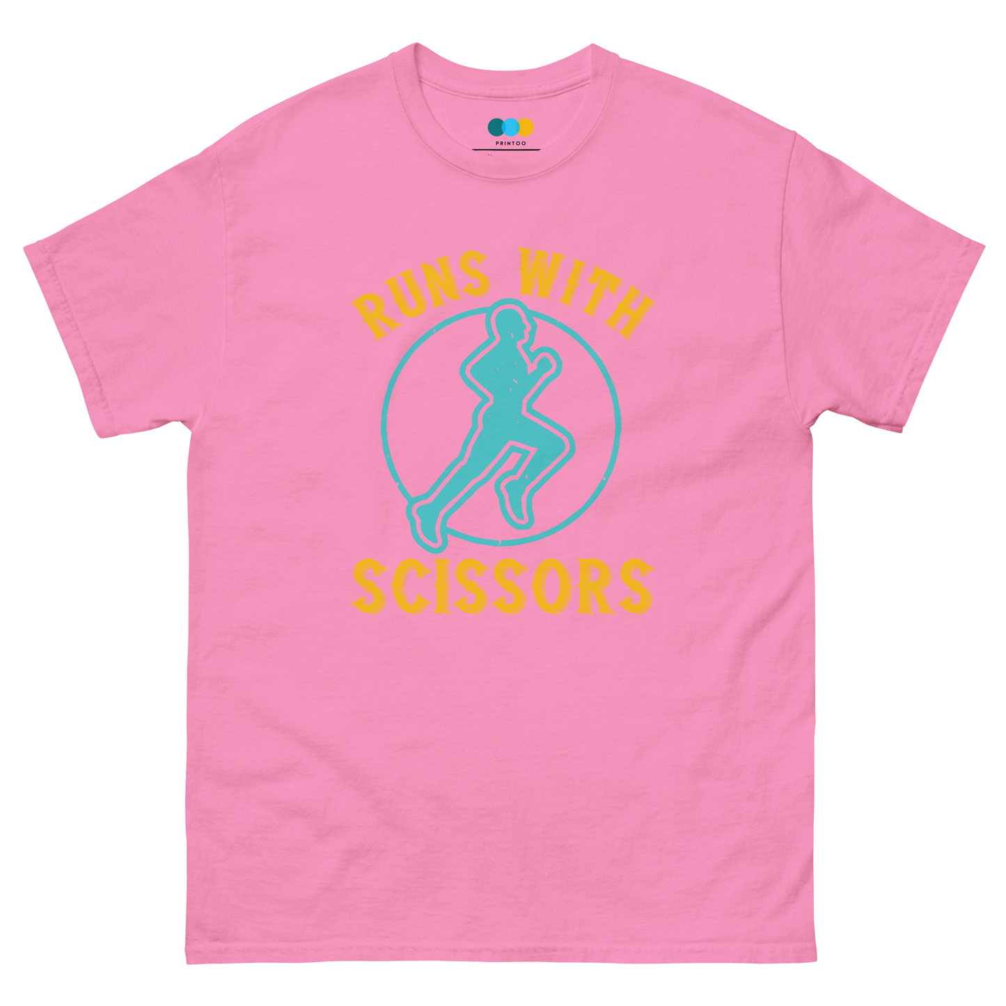 RUNS /w SCISSORS unisex running t-shirt