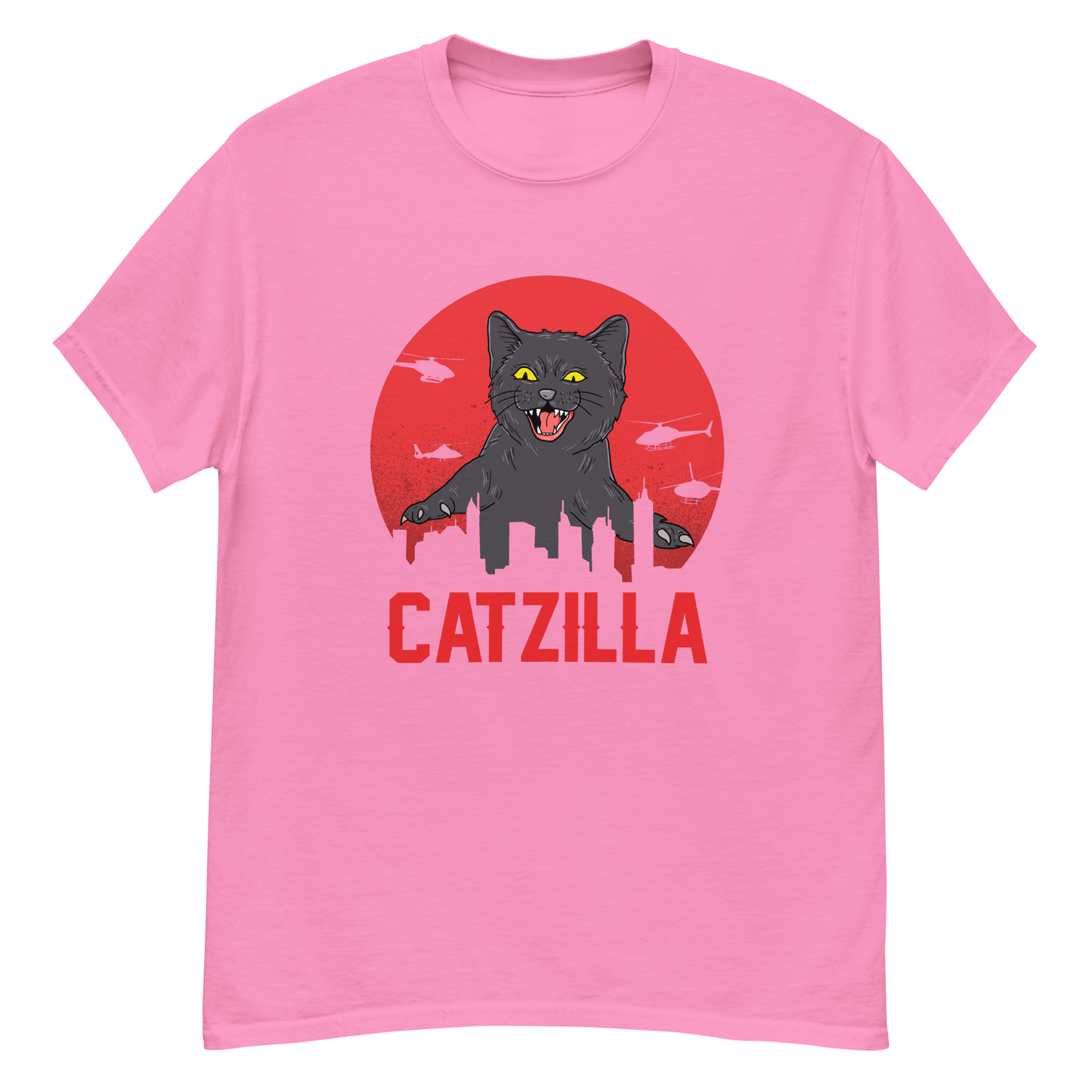 CATZILLA Cat series unisex cotton t-shirt