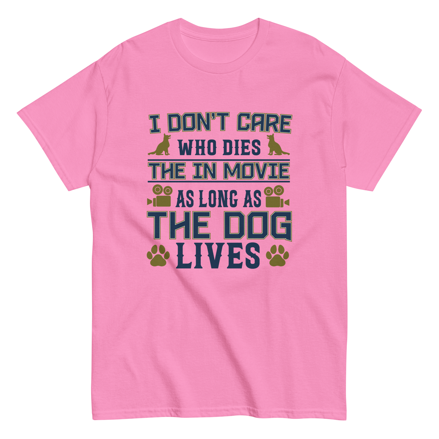 THE DOG LIVES unisex dog series t-shirt