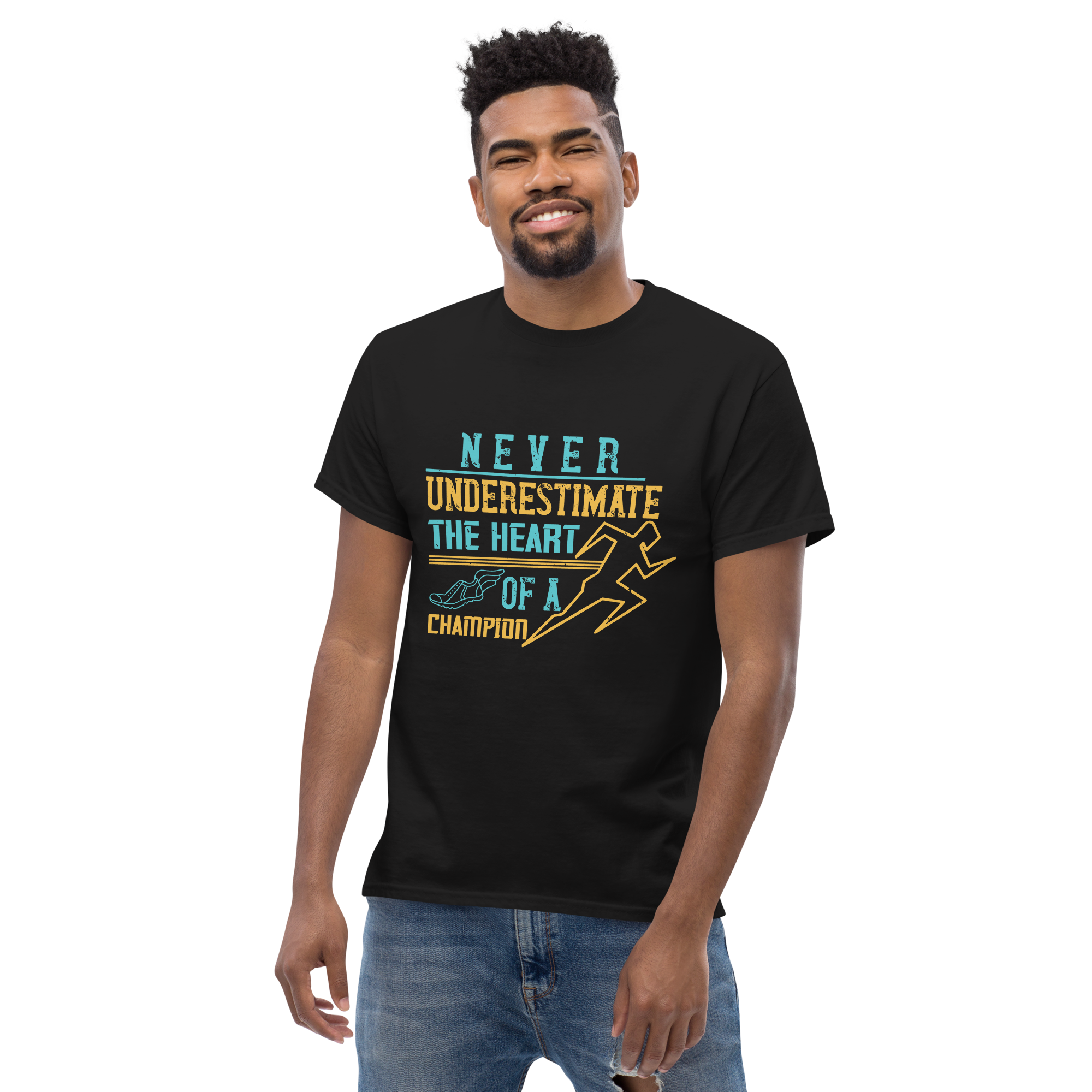 HEART OF A CHAMPION unisex t-shirt