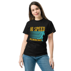 HIGH SPEED RUNNING unisex t-shirt - Printoo Shop - - running, t-shirt, unisex, Unisex Classic Tee | Gildan 5000