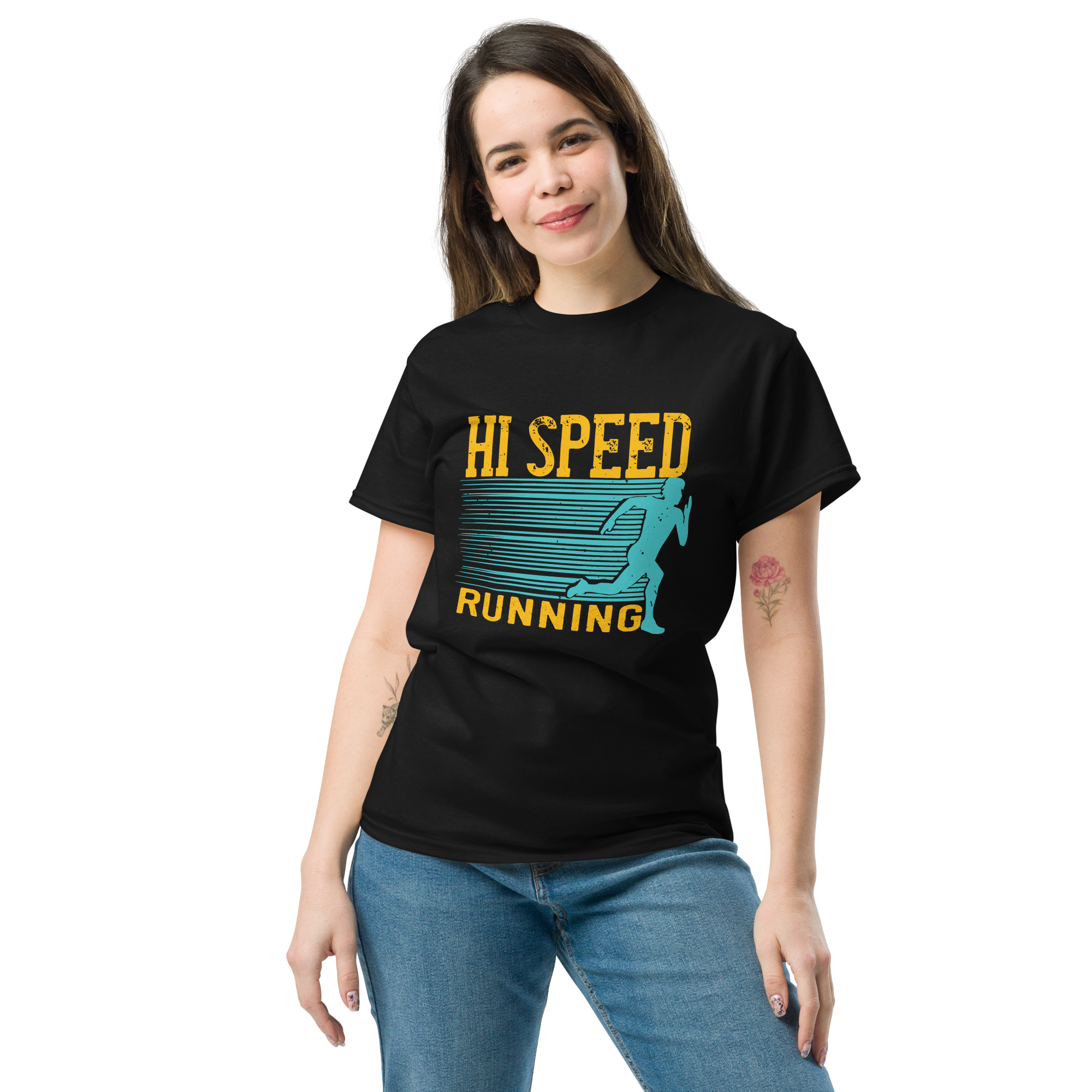 HIGH SPEED RUNNING unisex t-shirt