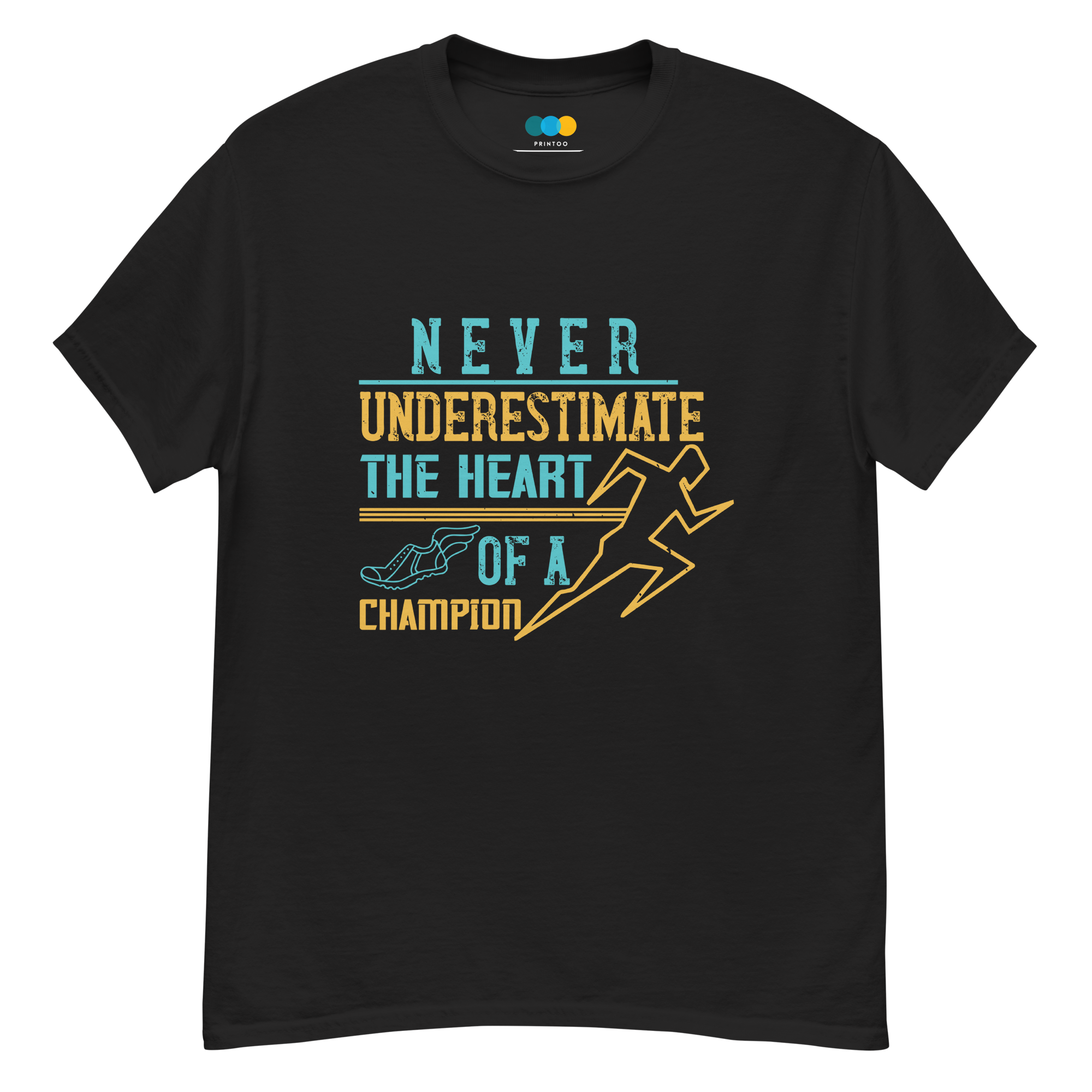 HEART OF A CHAMPION unisex t-shirt