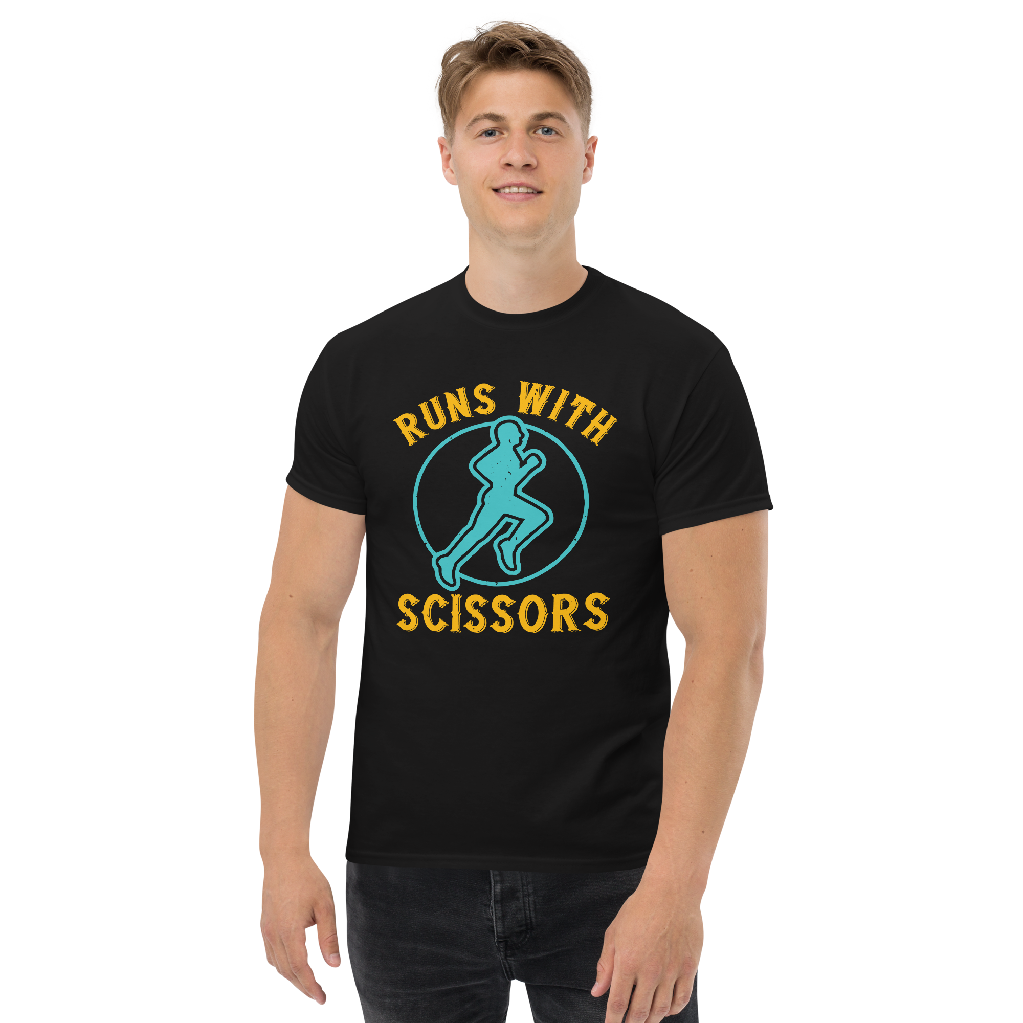 RUNS /w SCISSORS unisex t-shirt
