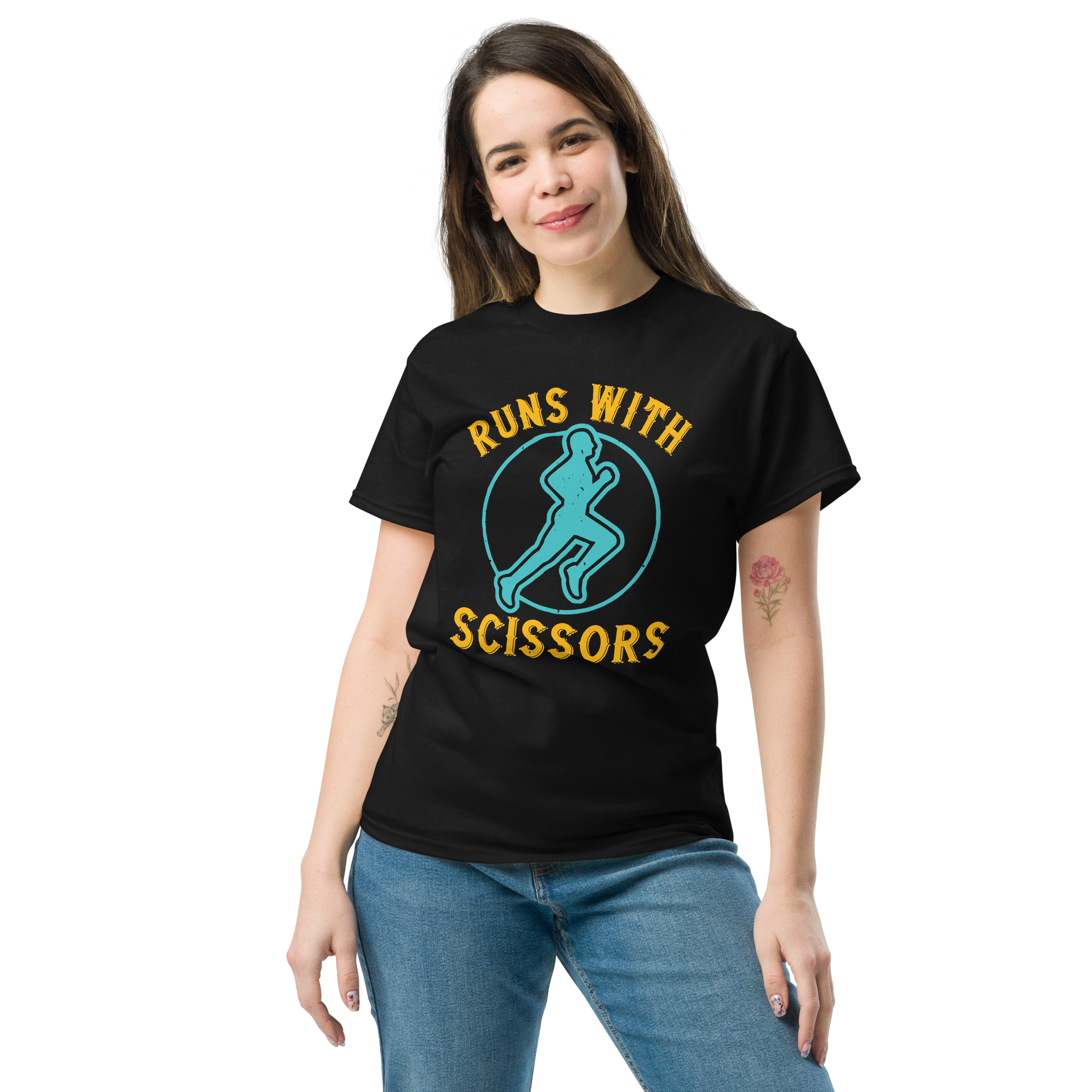 RUNS /w SCISSORS unisex t-shirt