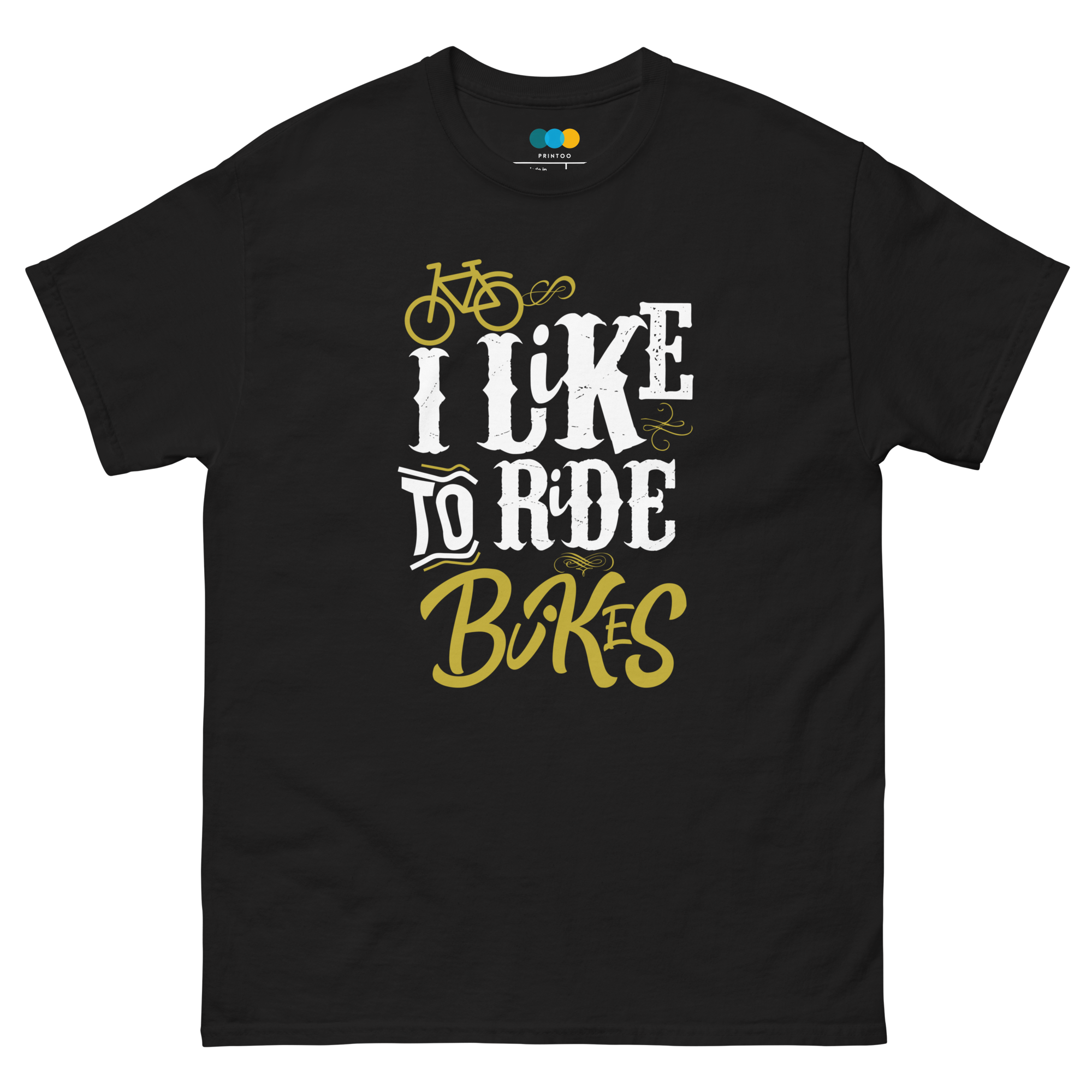 Unisex-T-Shirt „LIKE TO RIDE“
