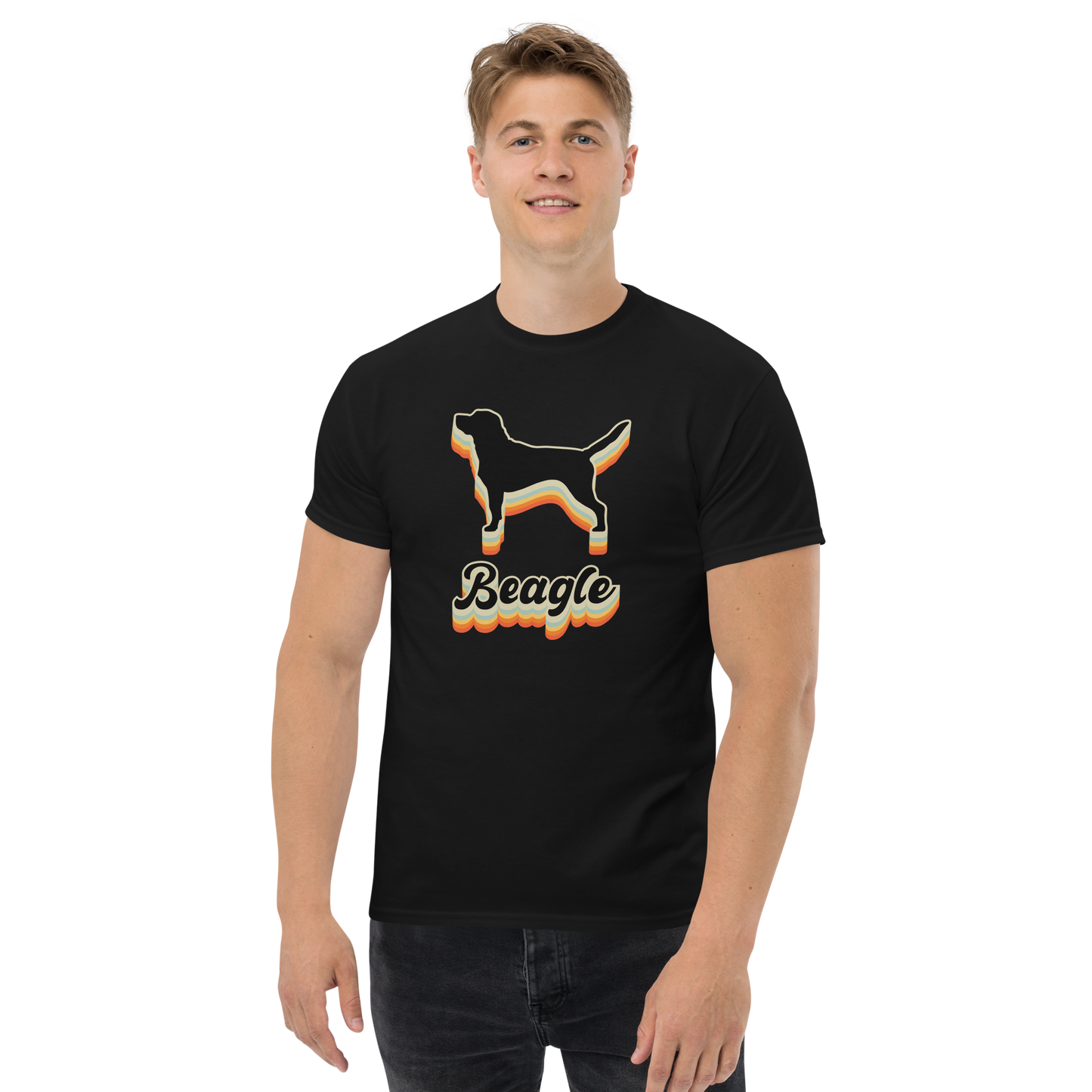 BEAGLE DARK unisex dog series t-shirt