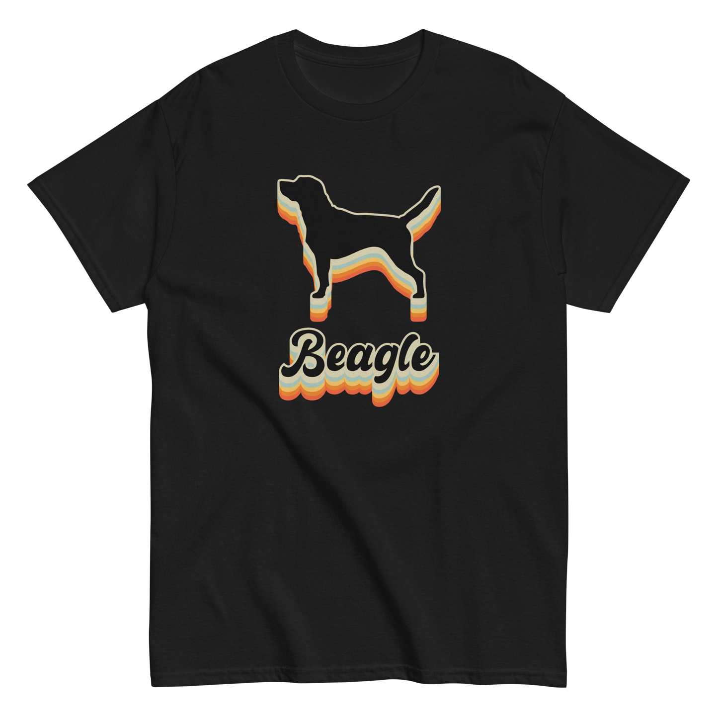 BEAGLE DARK unisex dog series t-shirt