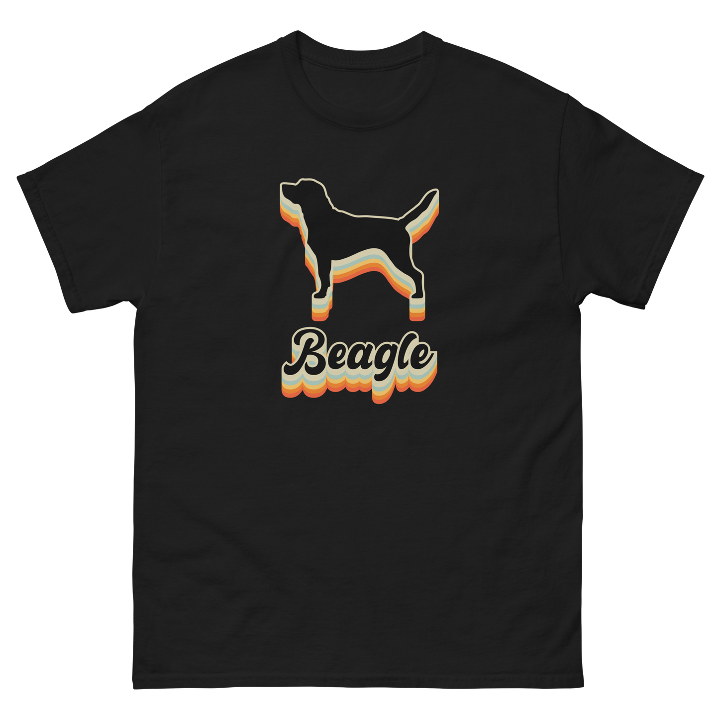 BEAGLE DARK unisex dog series t-shirt