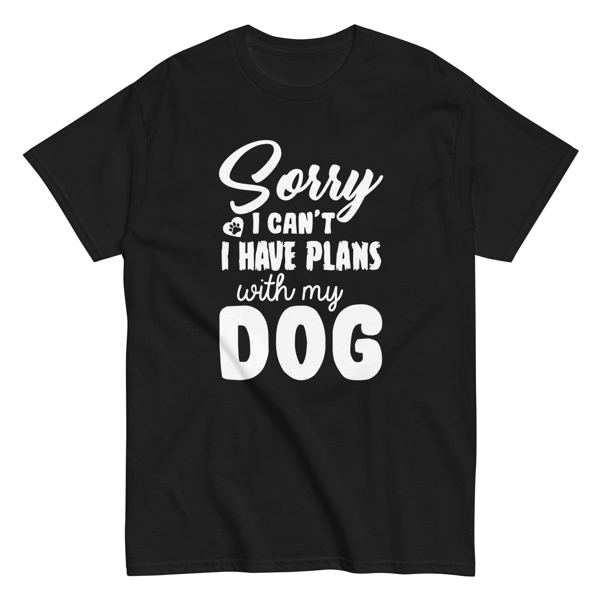 WITH MY DOG unisex t-shirt