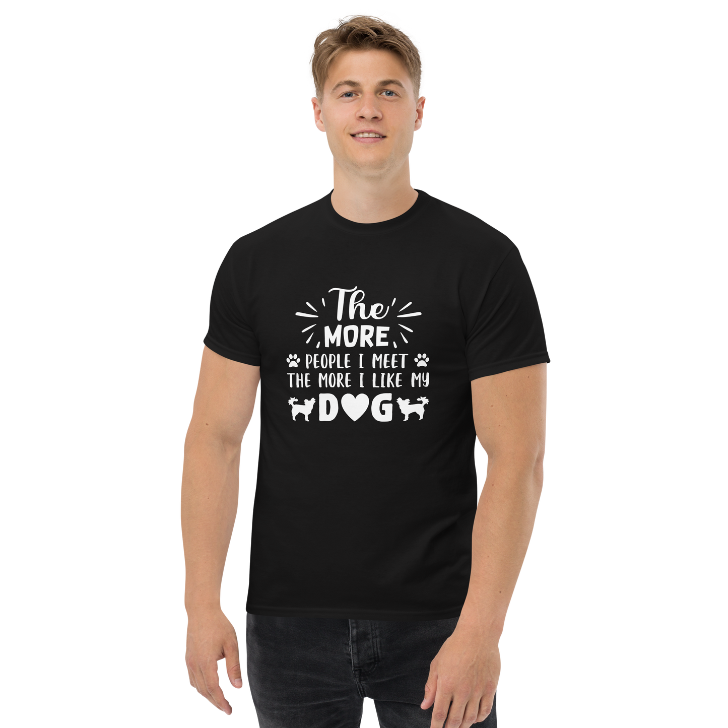 MORE DOG unisex dog series t-shirt