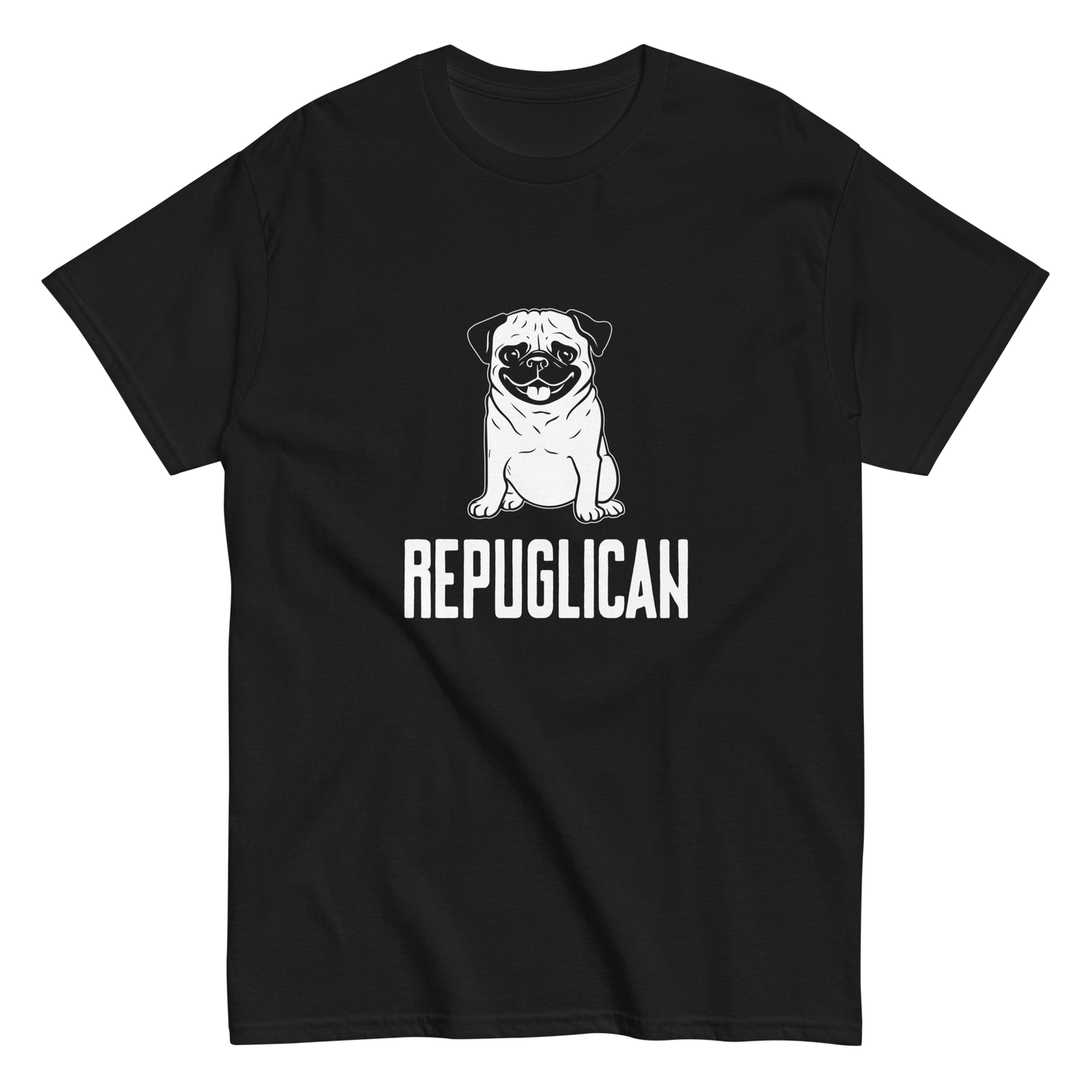 REPUGLICAN unisex dog series t-shirt