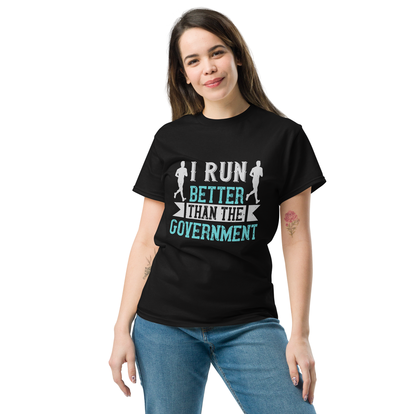 I RUN BETTER unisex running t-shirt