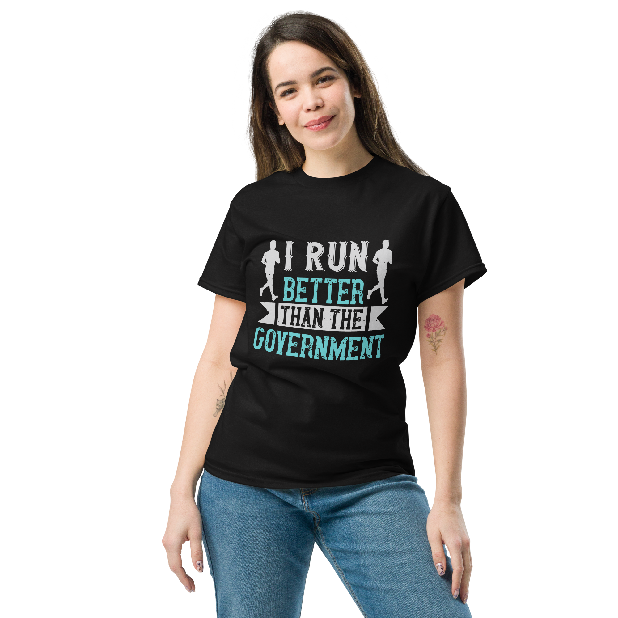 I RUN BETTER unisex t-shirt