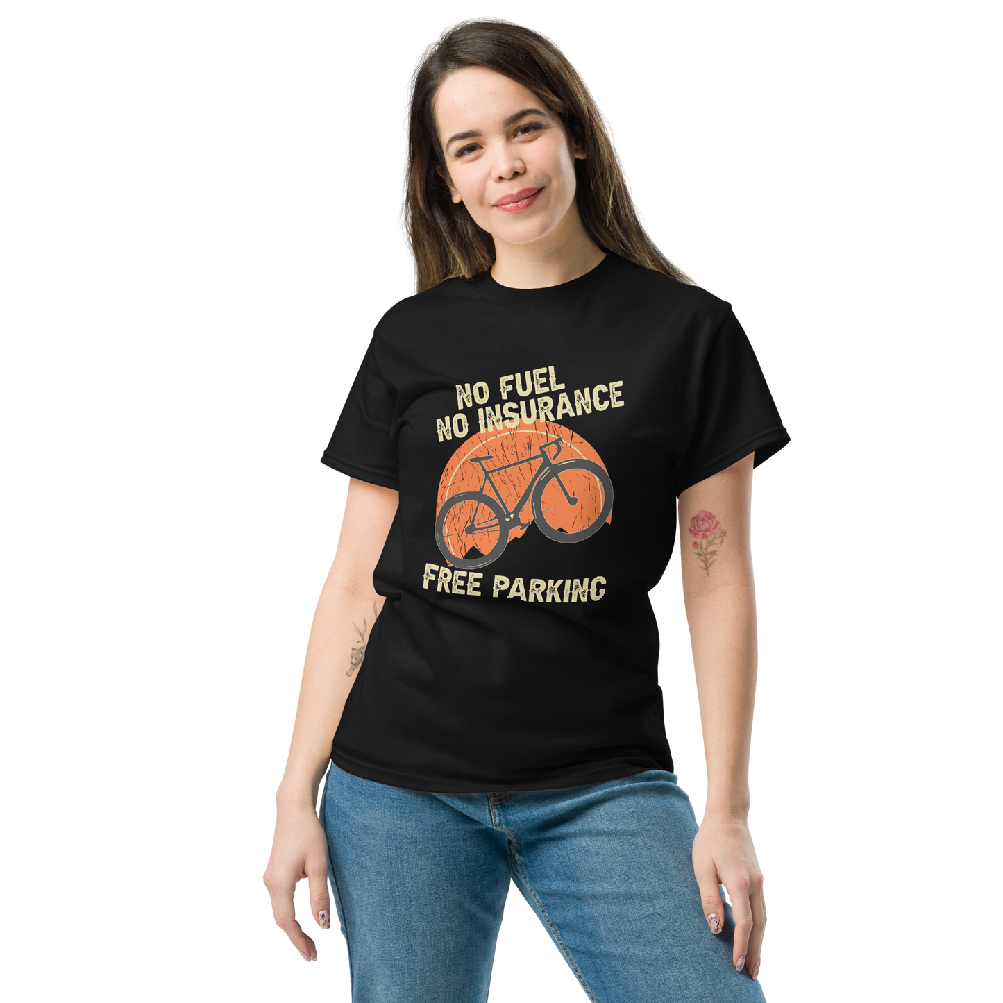 NO FUEL - NO INSURANCE - FREE PARKING unisex t-shirt