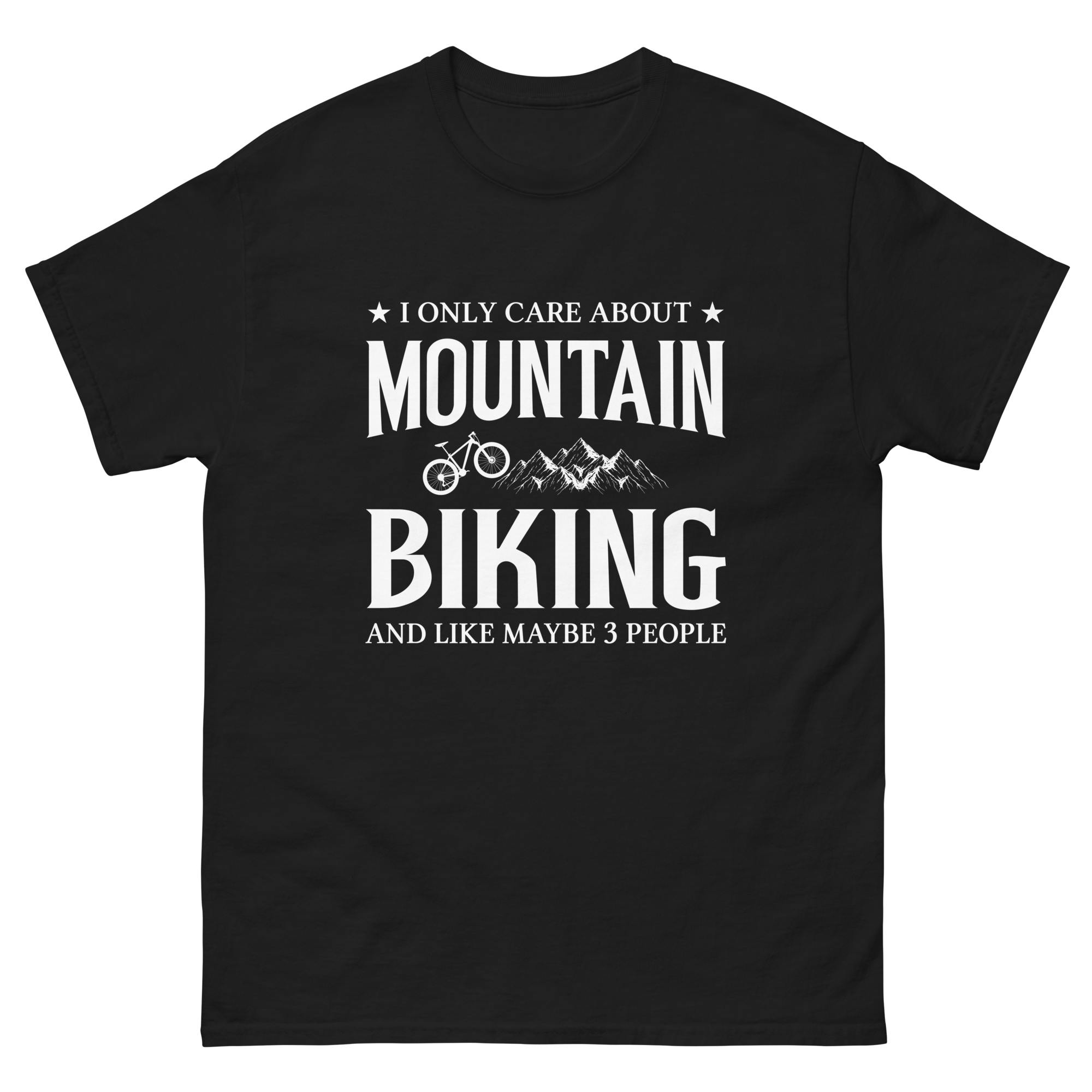 I ONLY CARE ABOUT MTB unisex t-shirt
