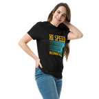 HIGH SPEED RUNNING unisex t-shirt - Printoo Shop - - running, t-shirt, unisex, Unisex Classic Tee | Gildan 5000