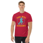 RUNS /w SCISSORS unisex t-shirt - Printoo Shop - - running, t-shirt, unisex, Unisex Classic Tee | Gildan 5000