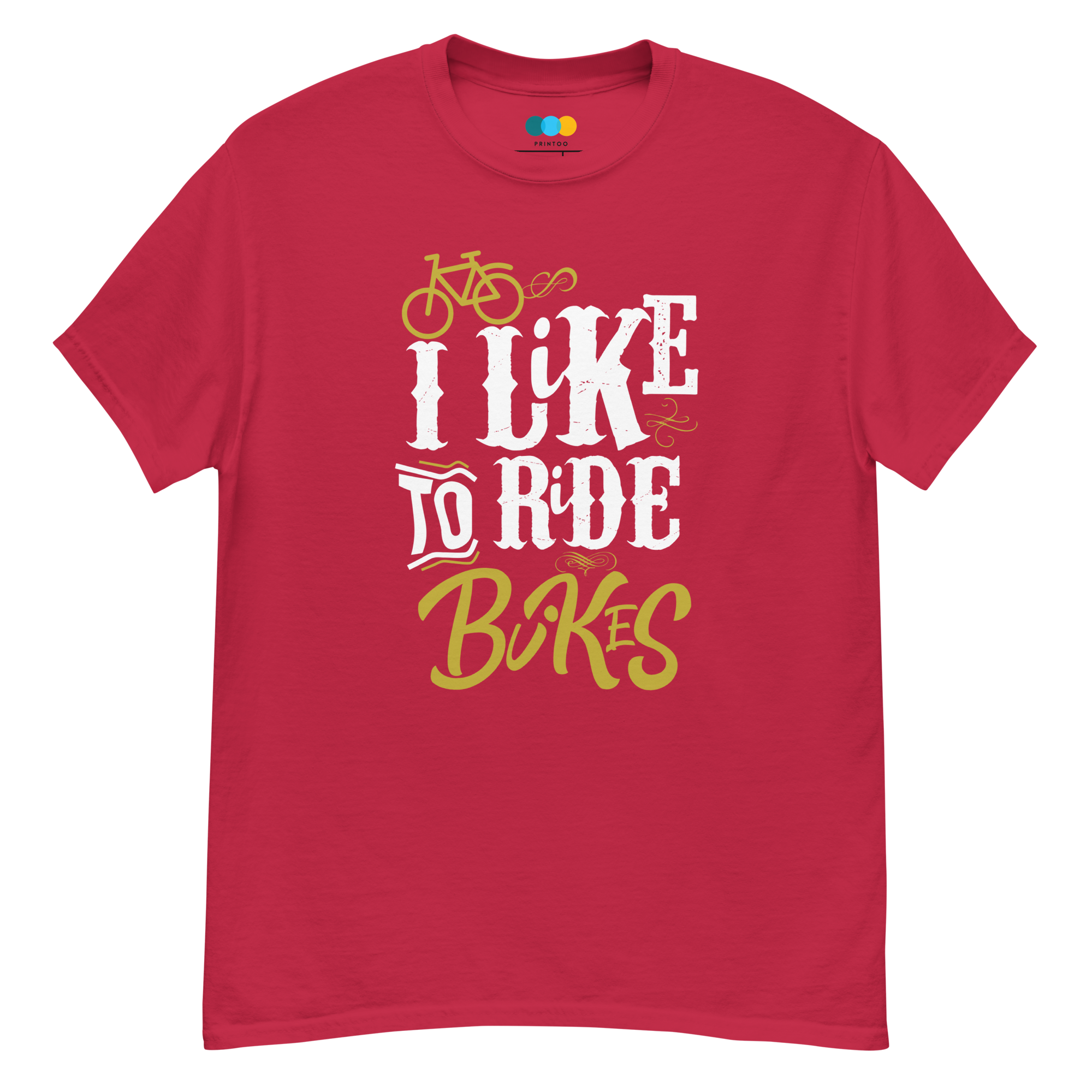 Unisex-T-Shirt „LIKE TO RIDE“