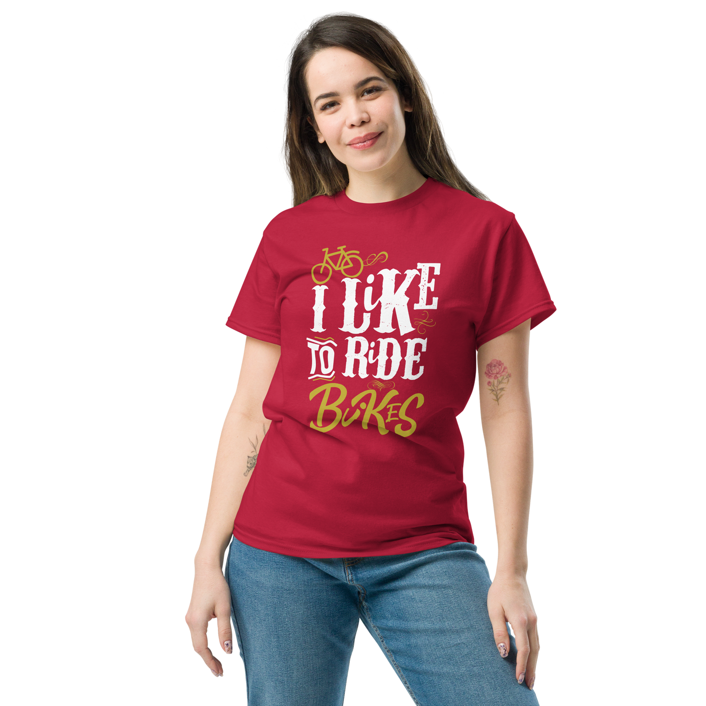 LIKE TO RIDE unisex cycling t-shirt