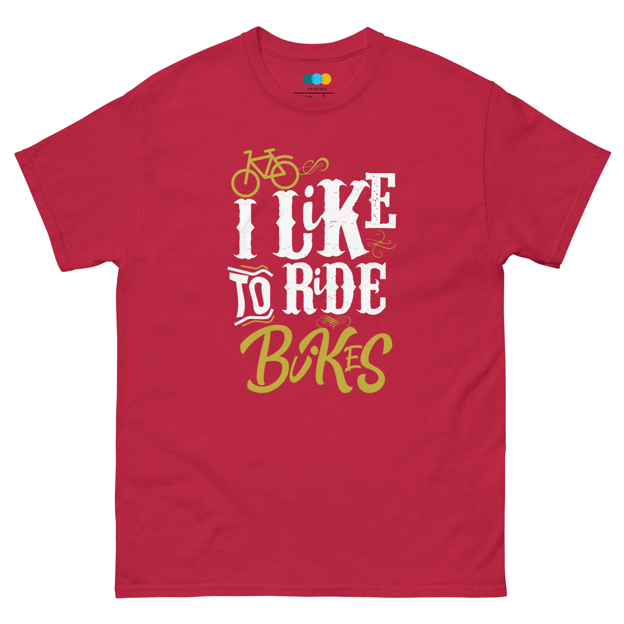 Unisex-T-Shirt „LIKE TO RIDE“