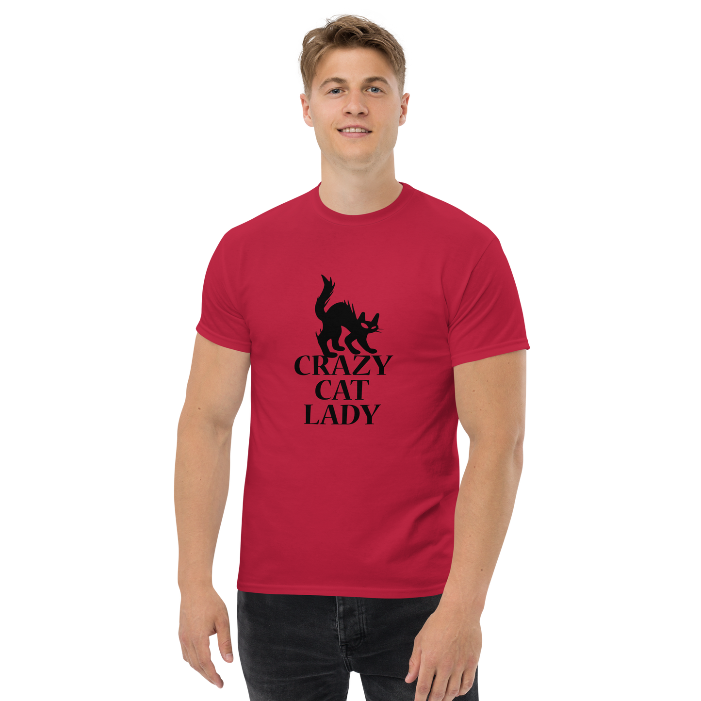 CRAZY CAT LADY Cat series unisex cotton t-shirt