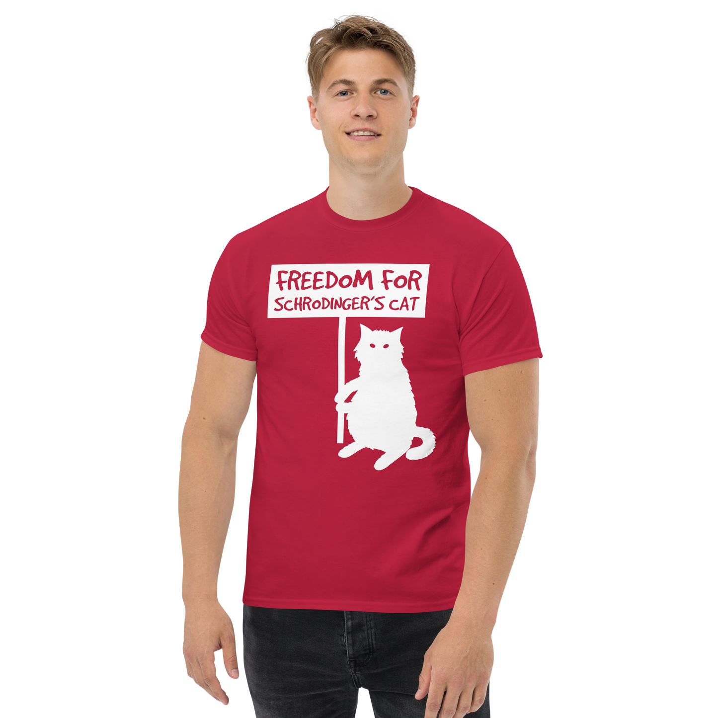 SCHRODINGER'S CAT Cat series unisex cotton t-shirt