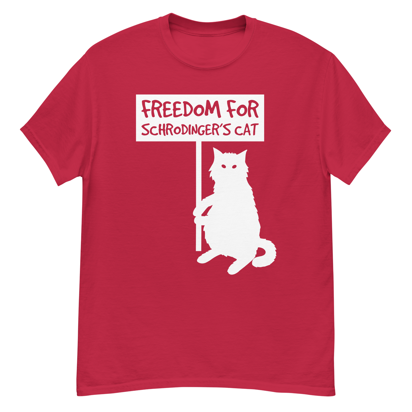 SCHRODINGER'S CAT Cat series unisex cotton t-shirt