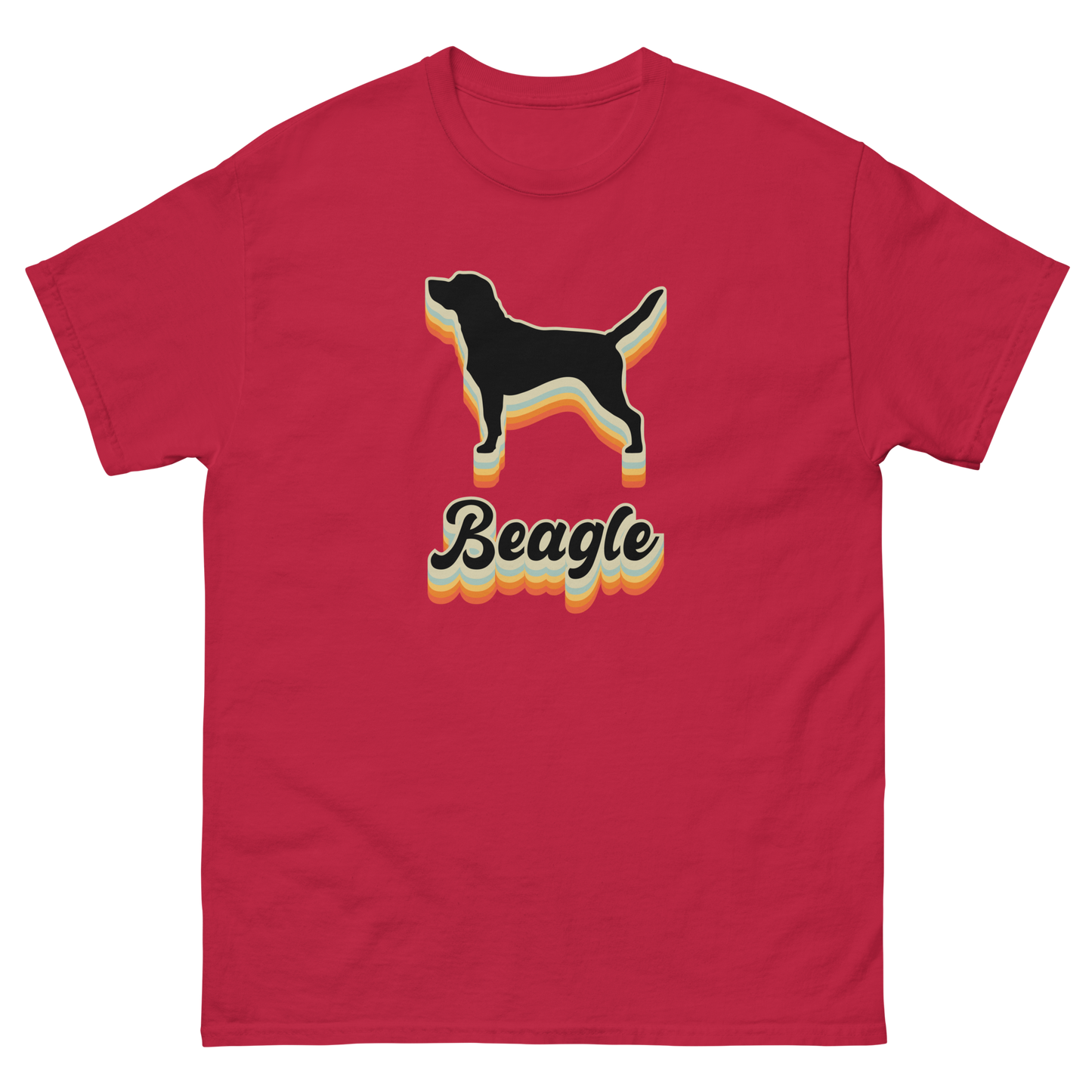 BEAGLE DARK unisex dog series t-shirt