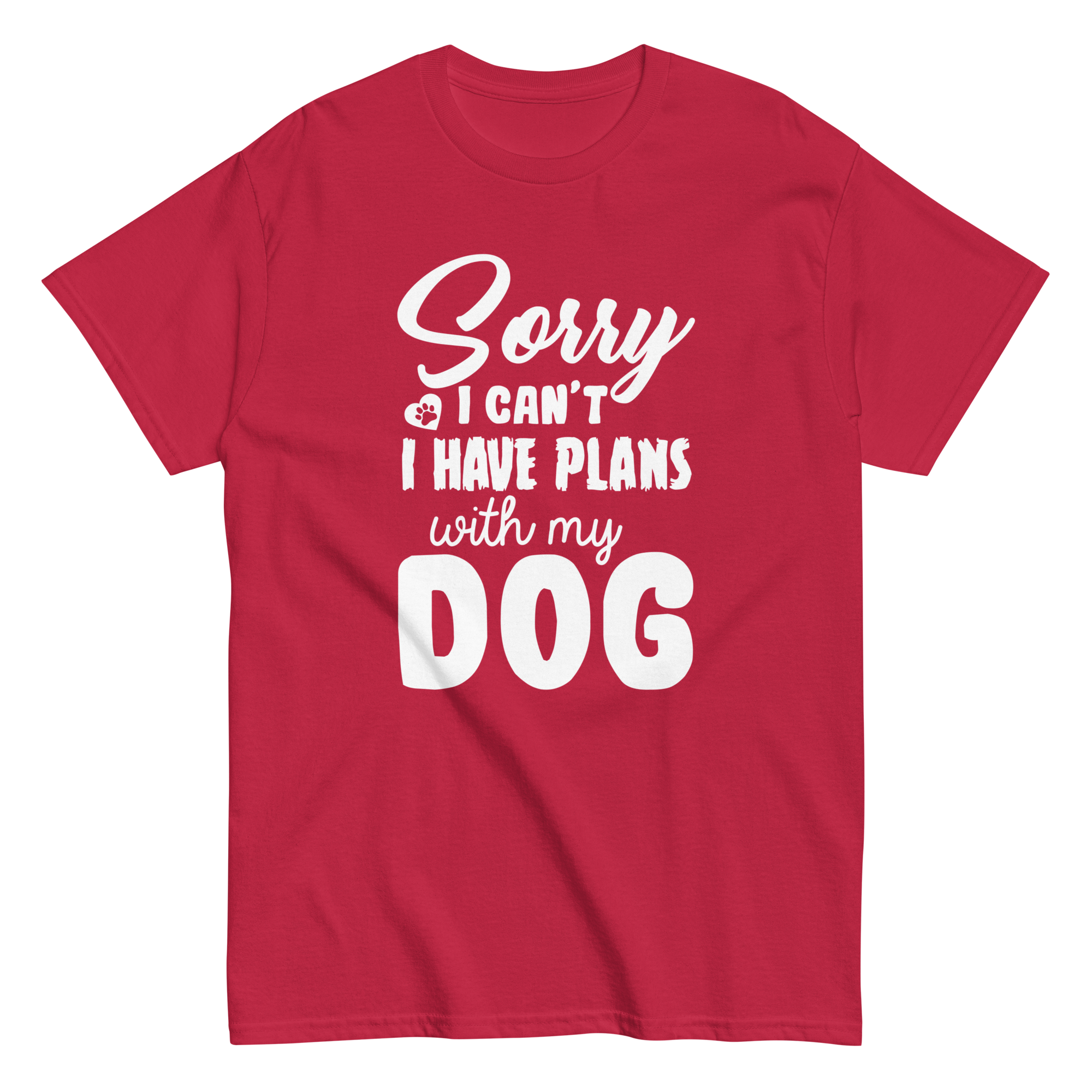 WITH MY DOG unisex t-shirt