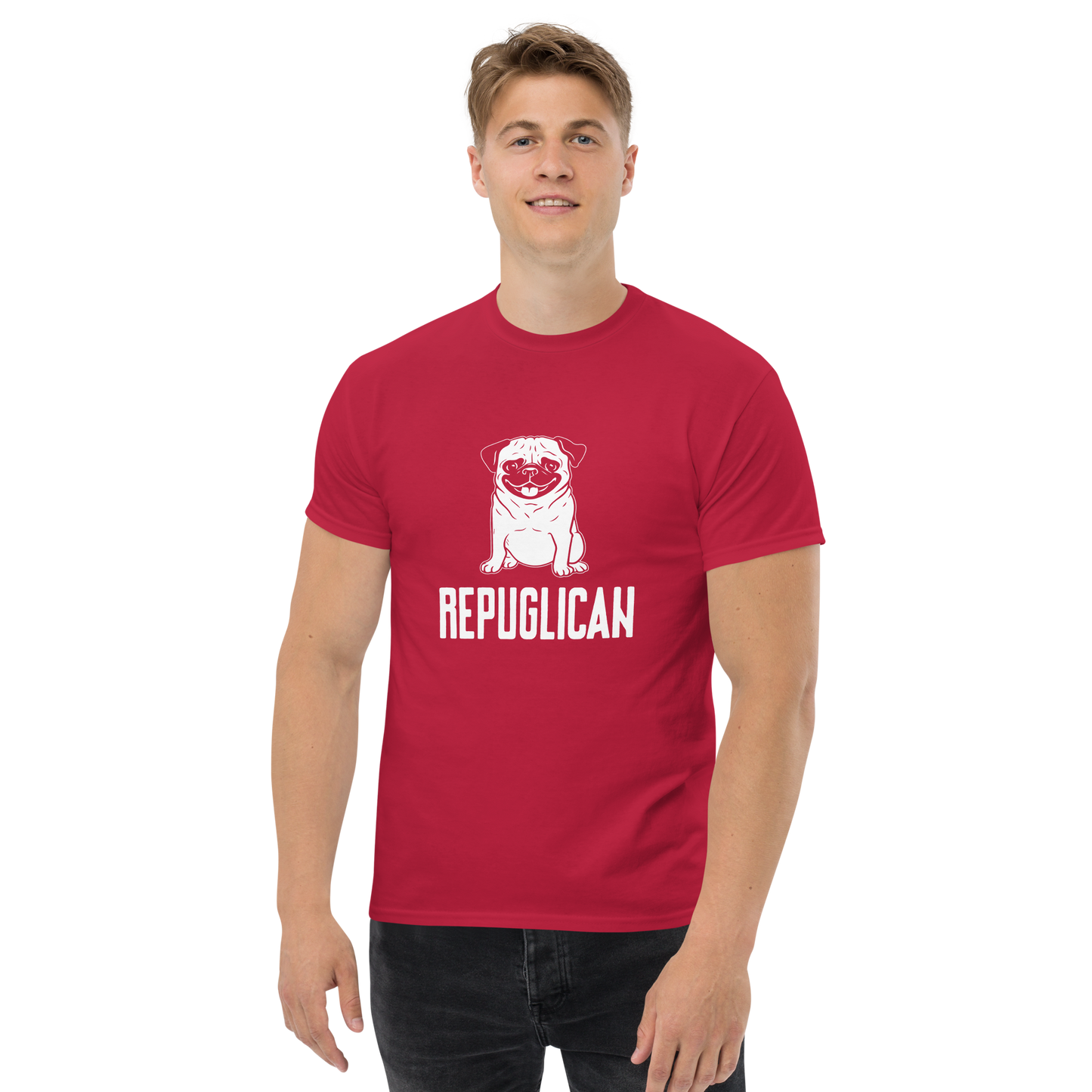 REPUGLICAN unisex dog series t-shirt