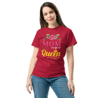 MOM QUEEN unisex t-shirt - Printoo Shop - - Mom t-shirt, t-shirt, unisex, Unisex Classic Tee | Gildan 5000