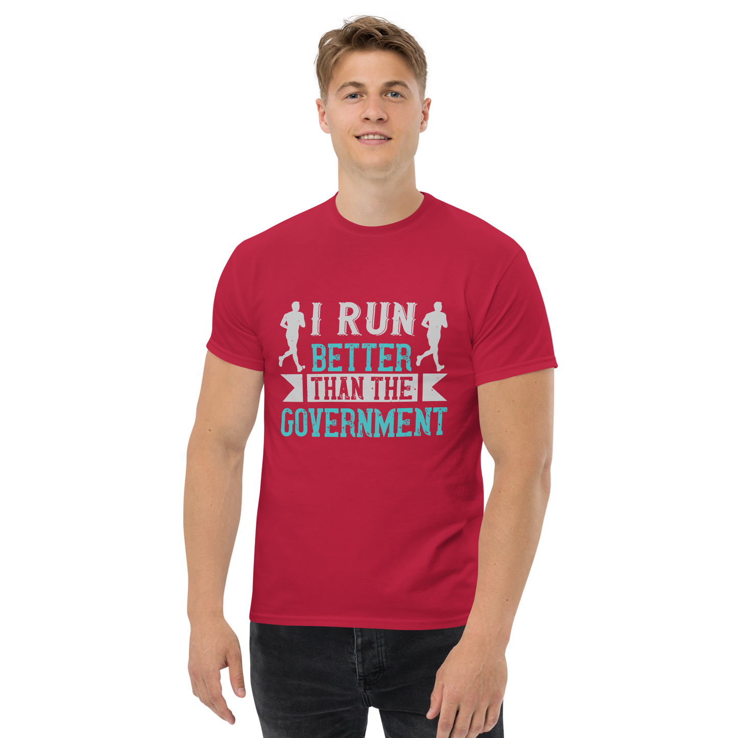 I RUN BETTER unisex running t-shirt