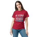 I RUN BETTER unisex t-shirt - Printoo Shop - - running, t-shirt, unisex, Unisex Classic Tee | Gildan 5000