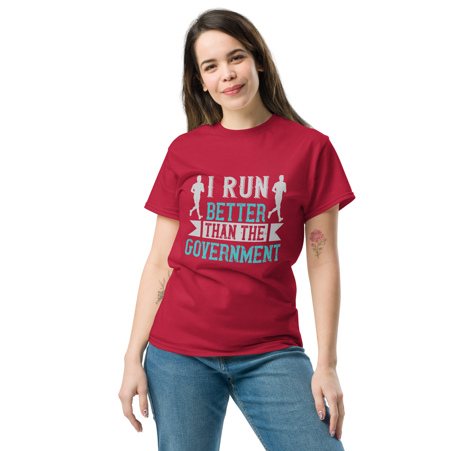 I RUN BETTER unisex running t-shirt