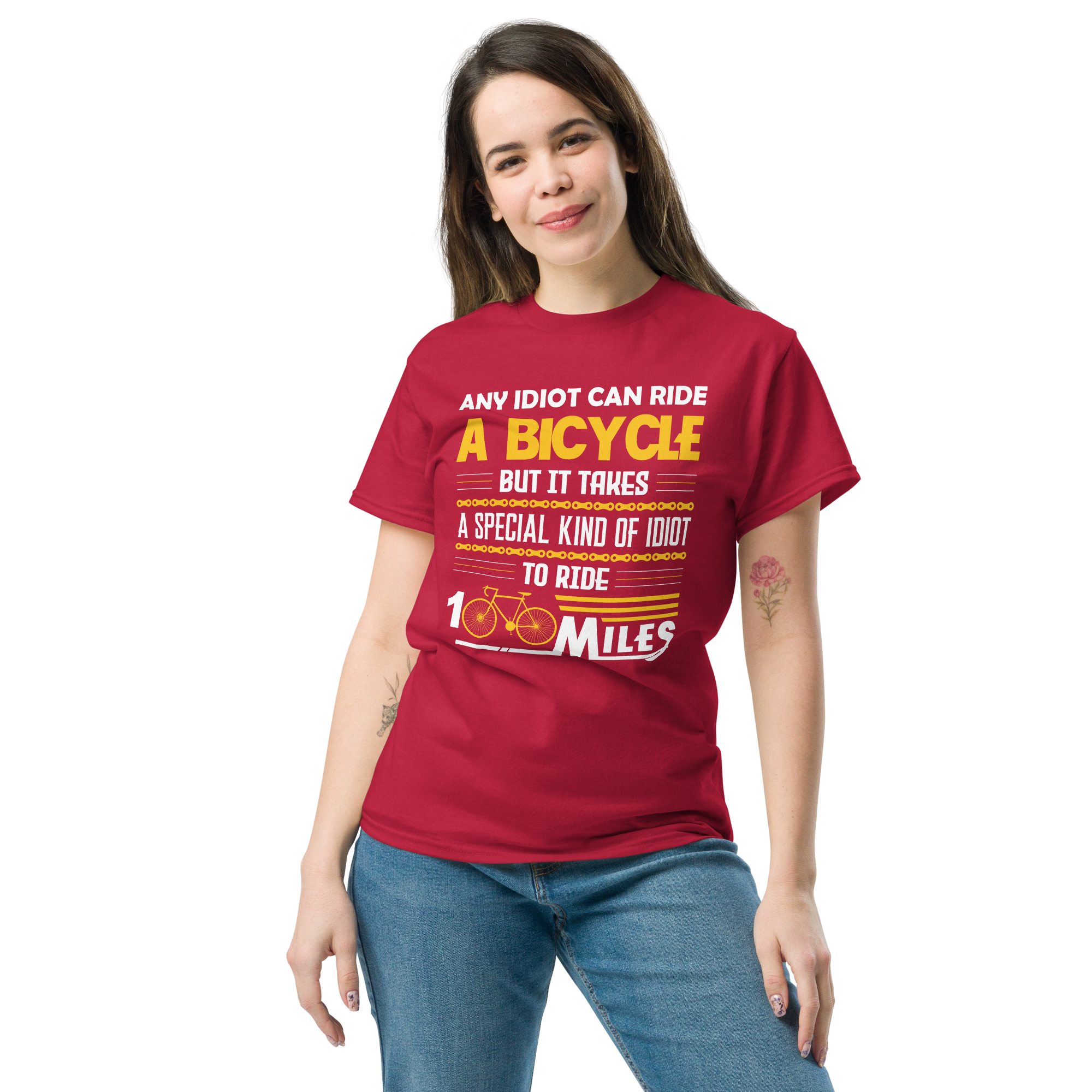100 MILES unisex t-shirt